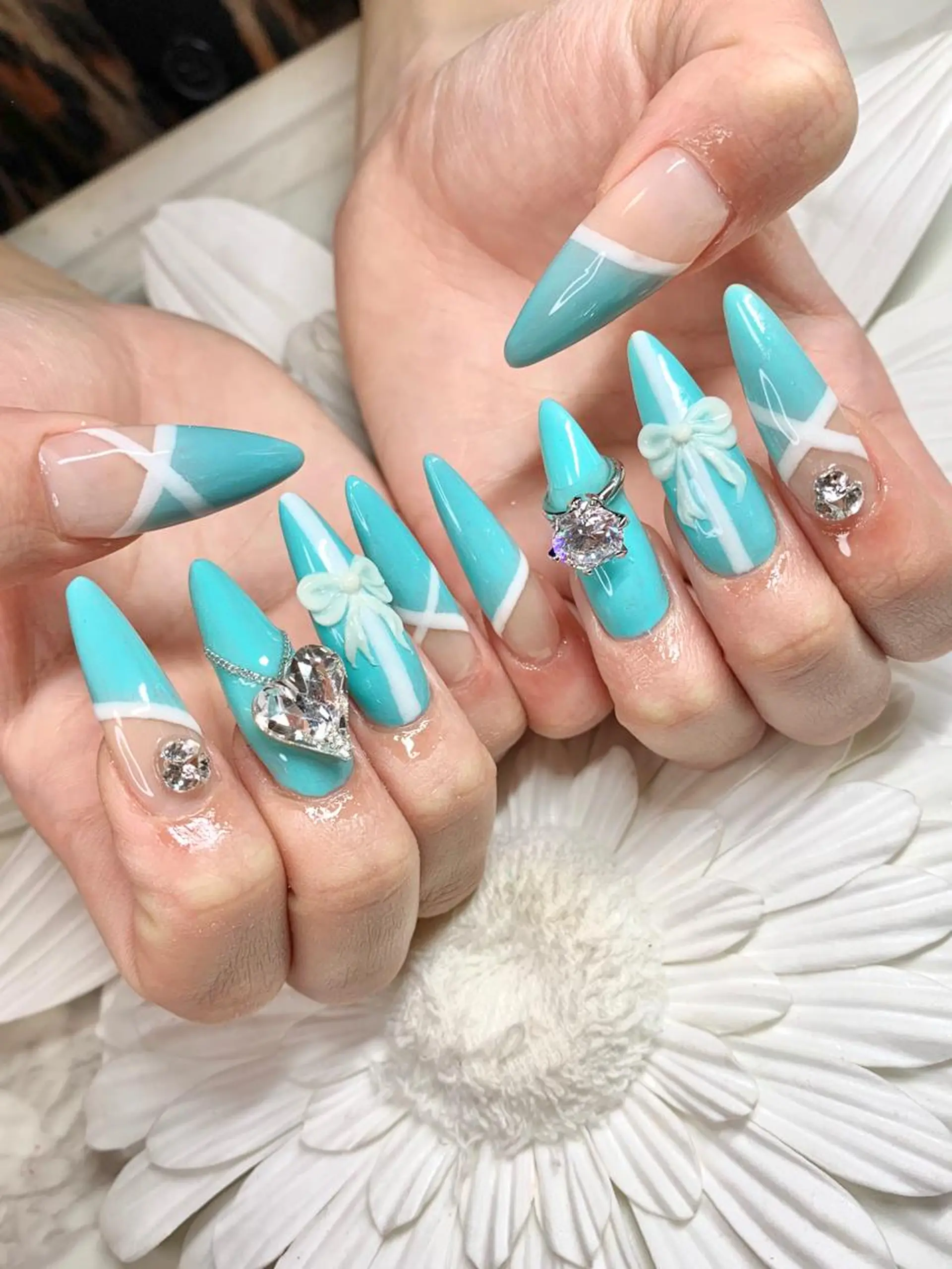 ネイル スカルプネイル Nailsalon E's cafeのネイルデザイン