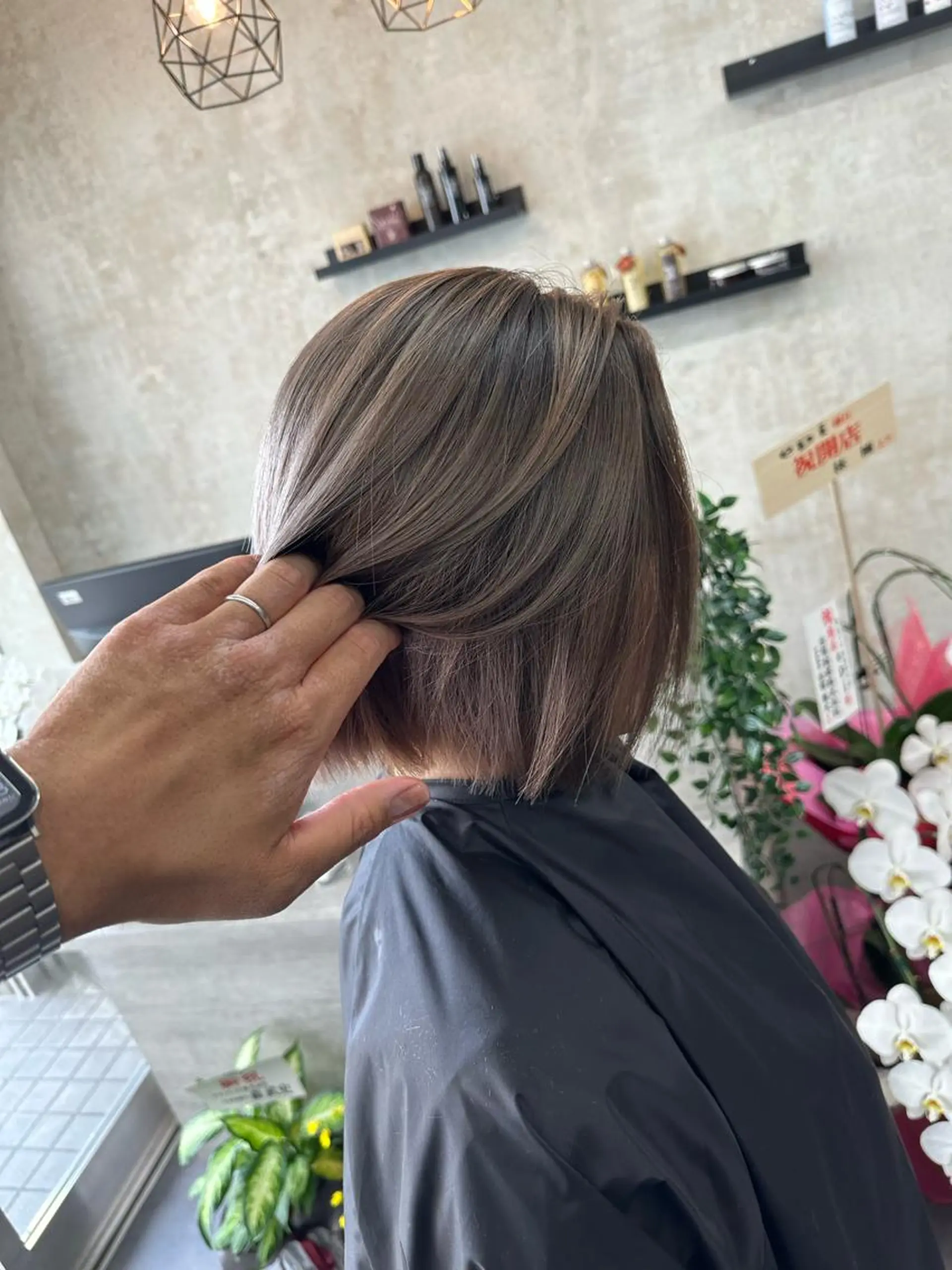 ショート カラー ヘアカラー トリートメント epi エピのヘアスタイル