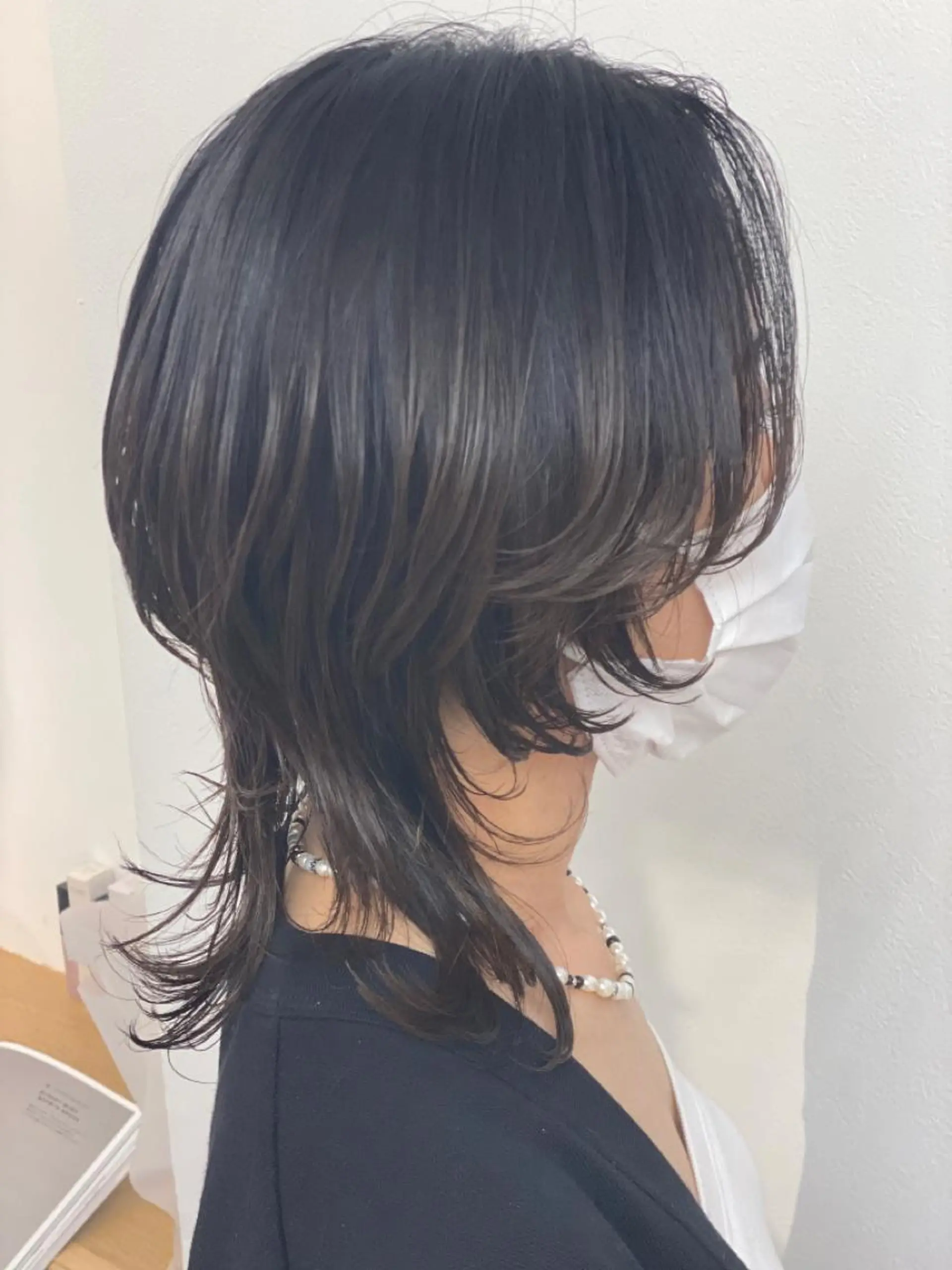 ミディアム ウルフカット カット ✨オール年代🆗 🤍内田亜由子のヘアスタイル