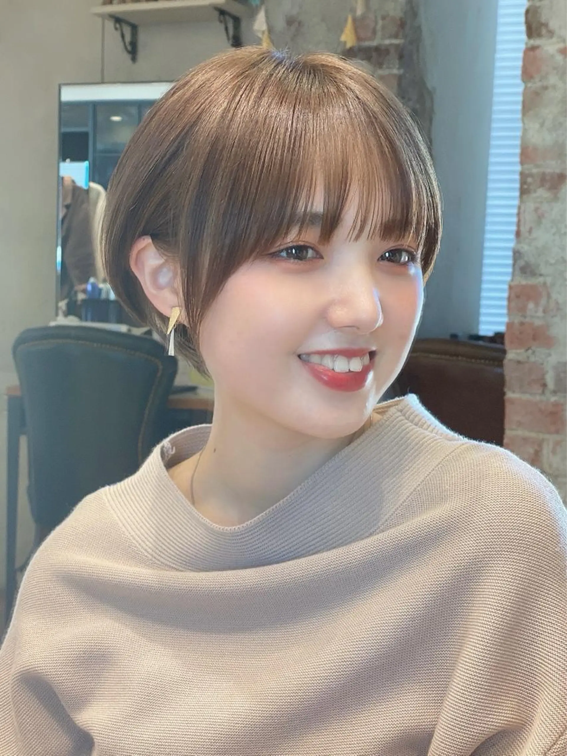 ショート ショートヘア カット ヘアカラー トリートメント ショート、ボブの神✨ 峯朋也✂︎✨のヘアスタイル