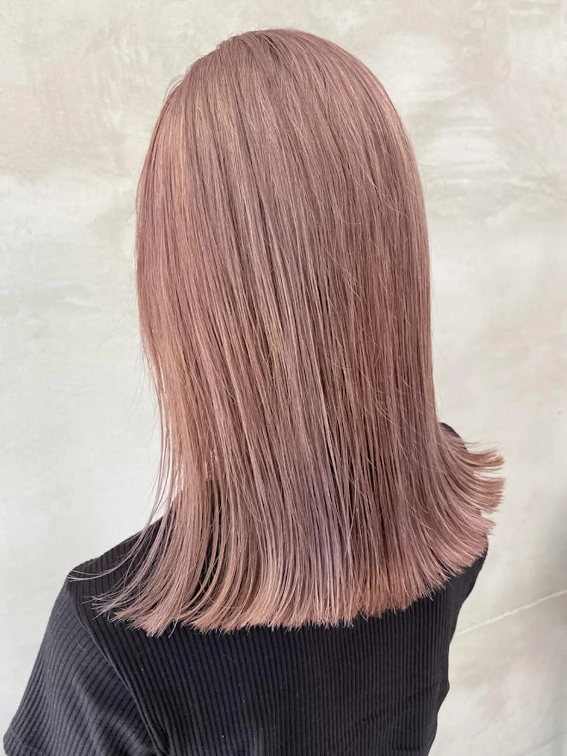 ロング カラー ベージュカラー ピンクカラー ピンクベージュ カット ヘアカラー トリートメント pesca 長町南店 OIKAWAのヘアスタイル