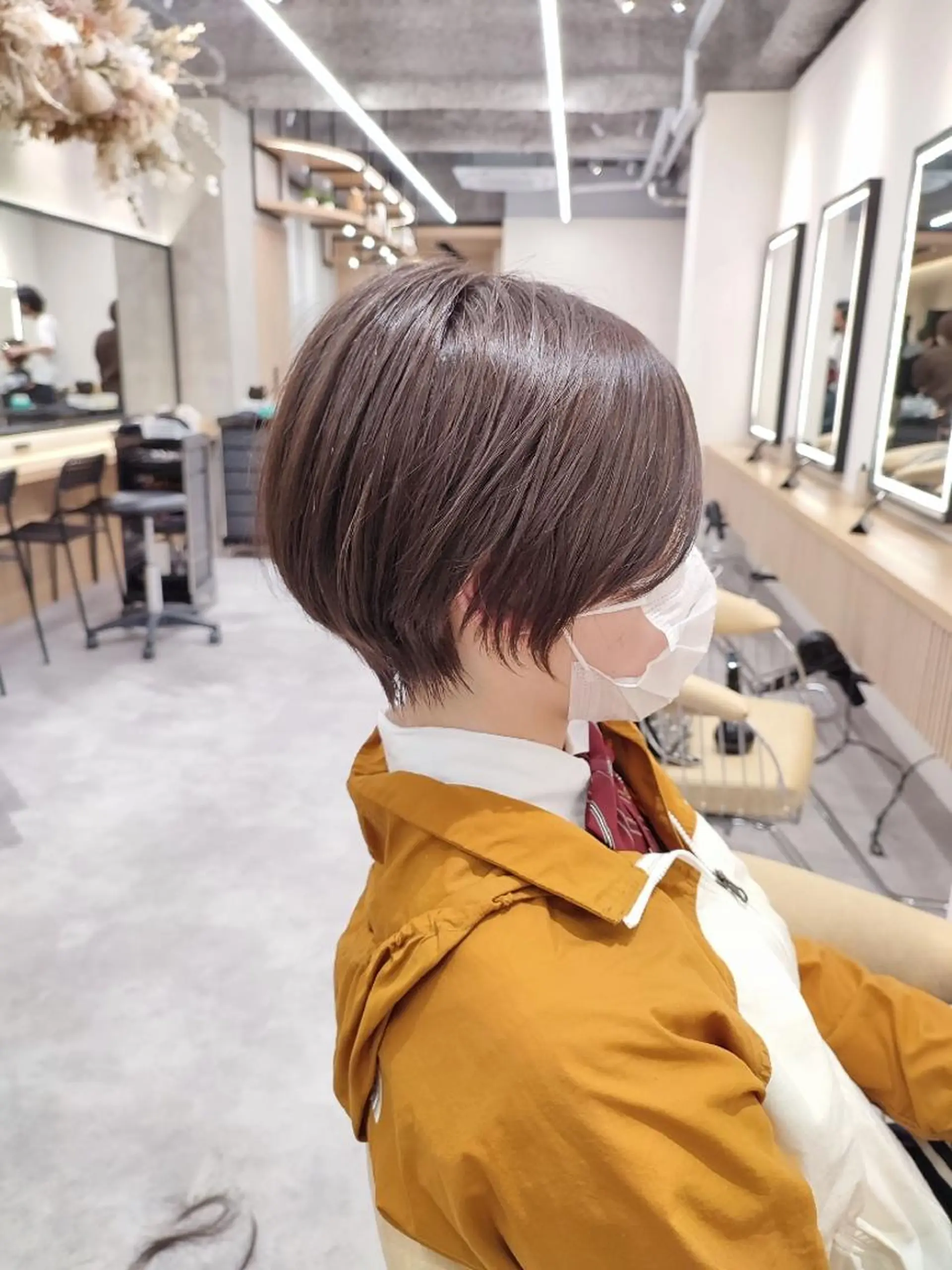 ショート 丸みショート ショートヘア Lond profil 浦和所属・【韓国・ショー ト・パーマ】店長海気のヘアスタイル
