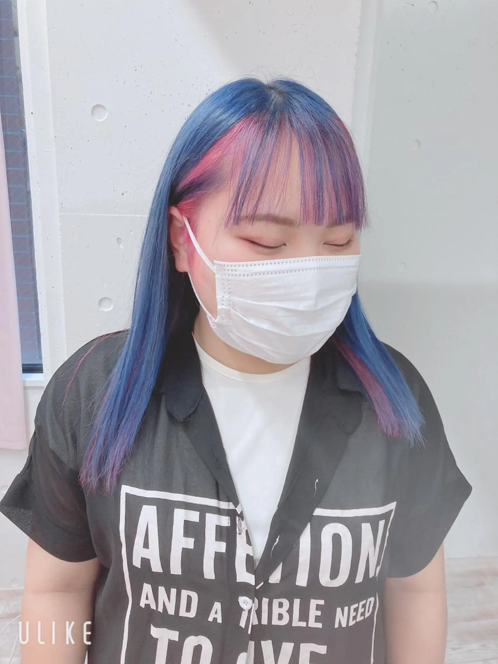 セミロング カラー カット ヘアカラー ミルミー美容室所属・🦄💒💓齎藤 七海子🦄💒💓のマツエク・マツパデザイン