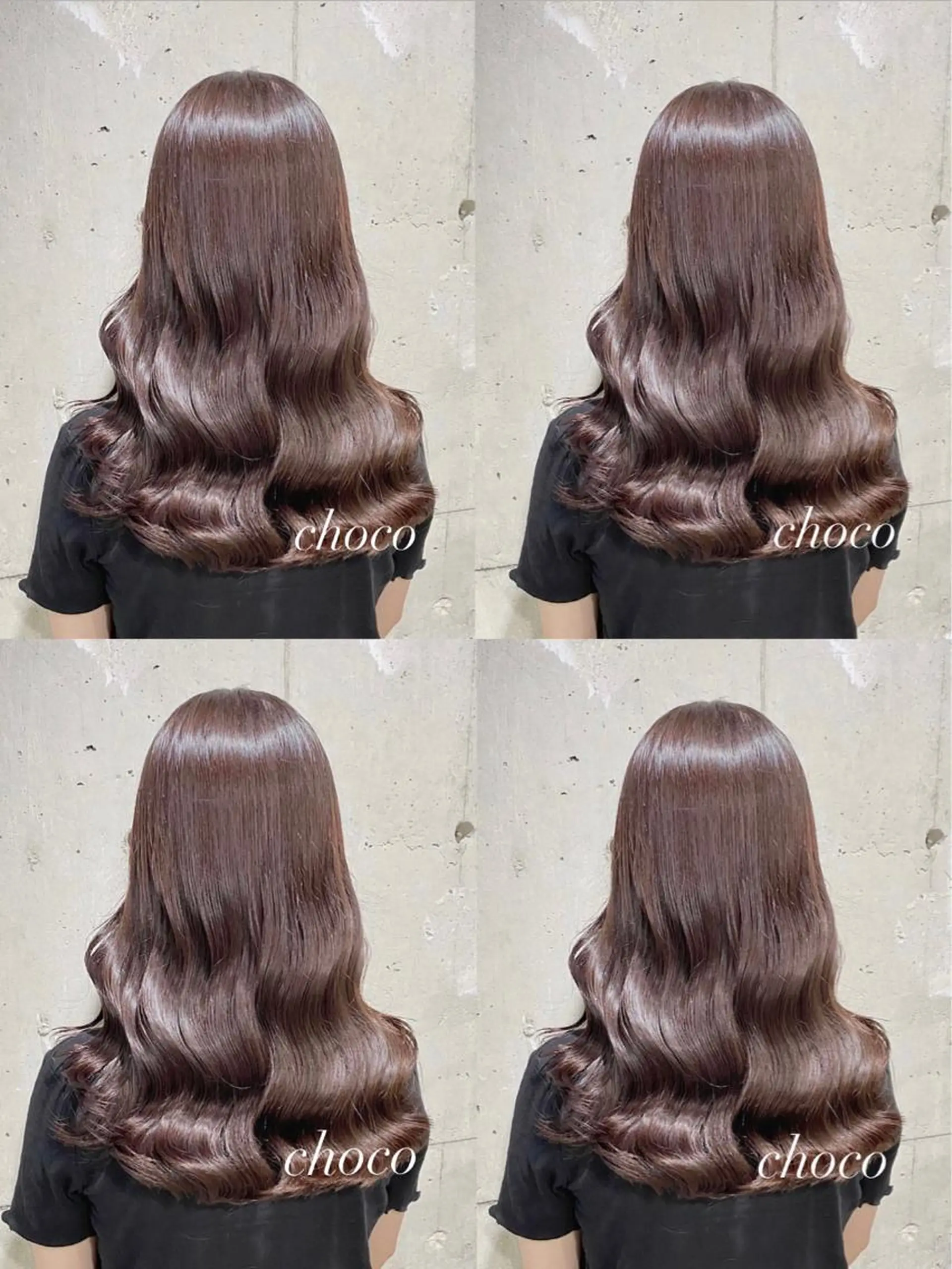 セミロング カラー ヘアアレンジ Ella所属・nana【艶髪】/ レイヤー/縮毛矯正のヘアスタイル