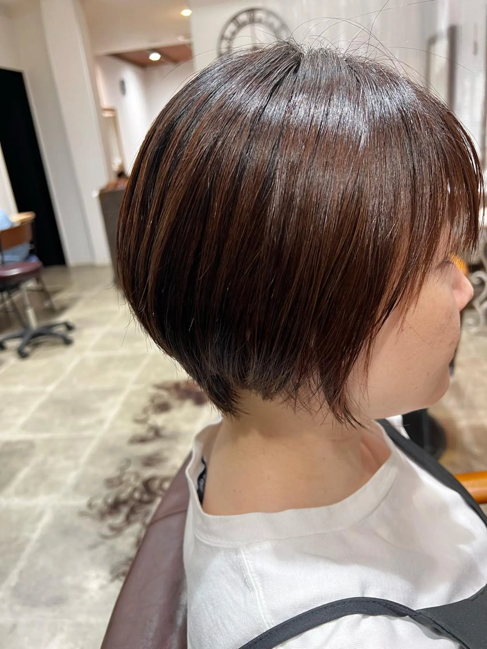 ショート ショートボブ ボブ ショートヘア ビラデルソルmaRe所属・山口 莉々香のヘアスタイル