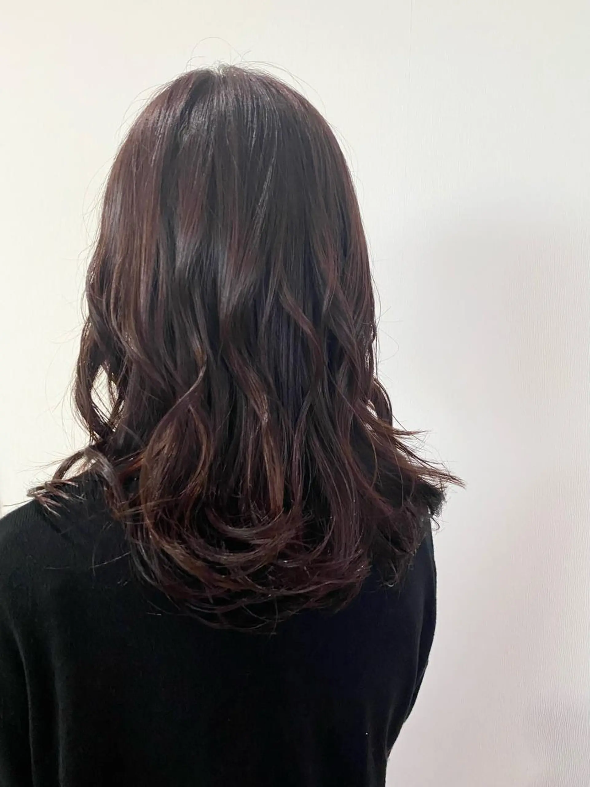 セミロング ヘアカラー 丹野 美樹のヘアスタイル