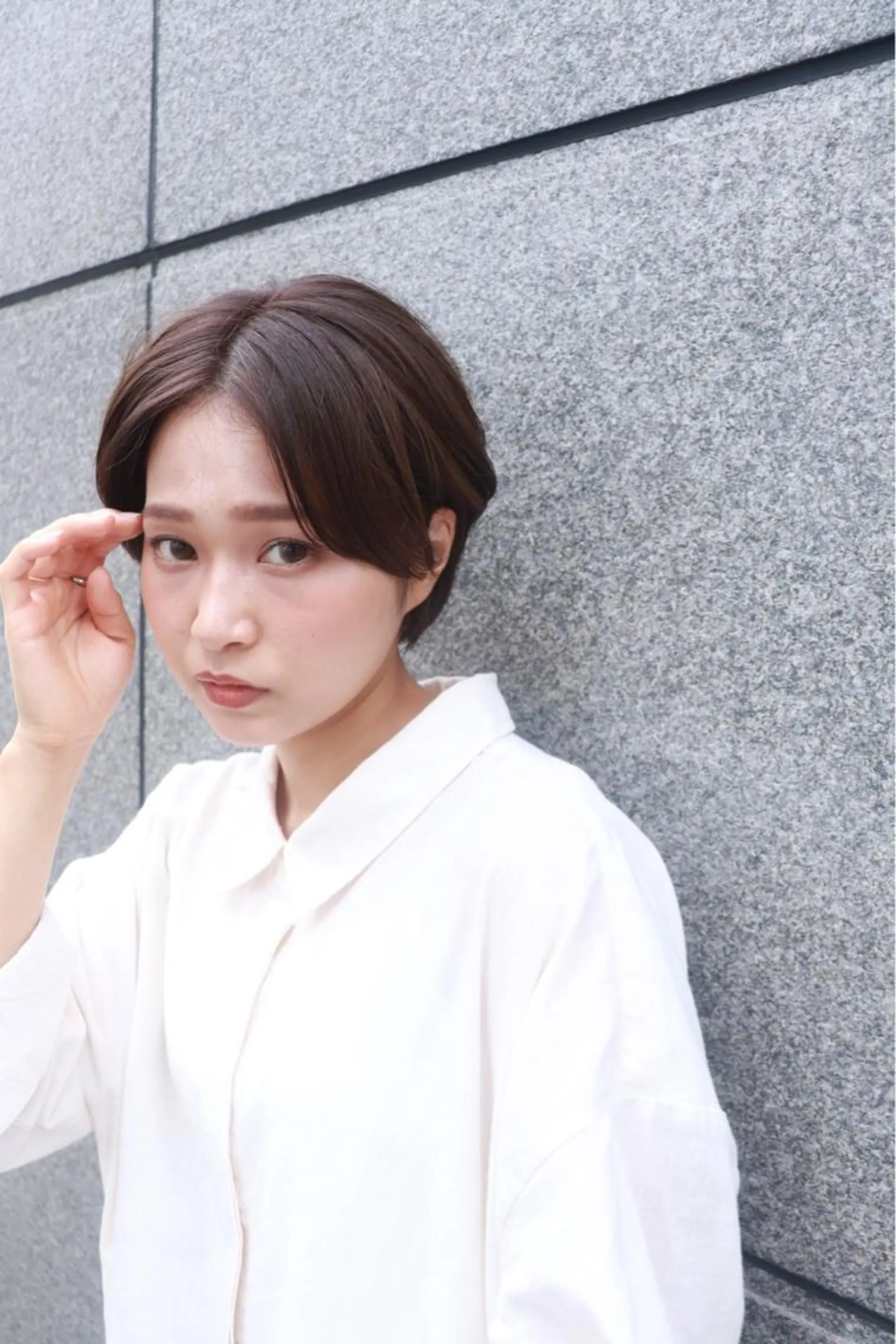 ショート カラー 【韓国　レイヤー 髪質改善✨】かずのヘアスタイル