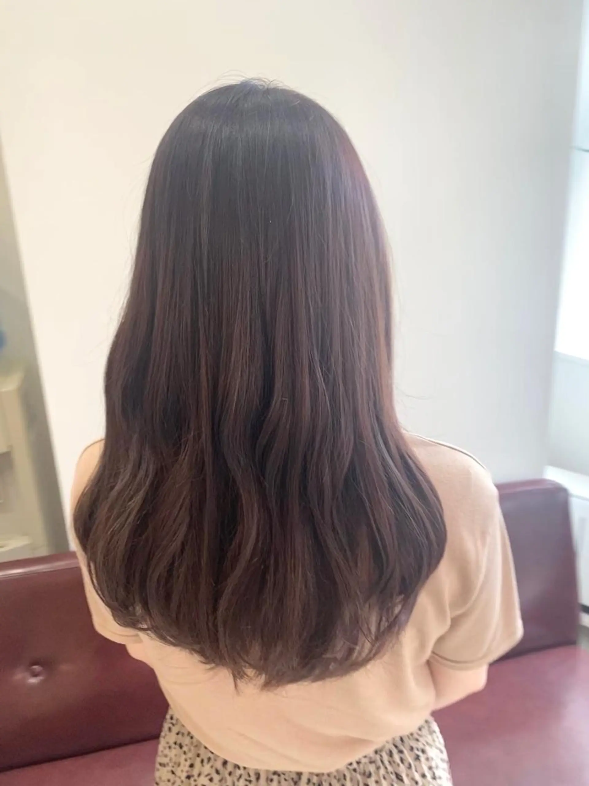 セミロング カット ヘアカラー トリートメント 吉原 みえのヘアスタイル