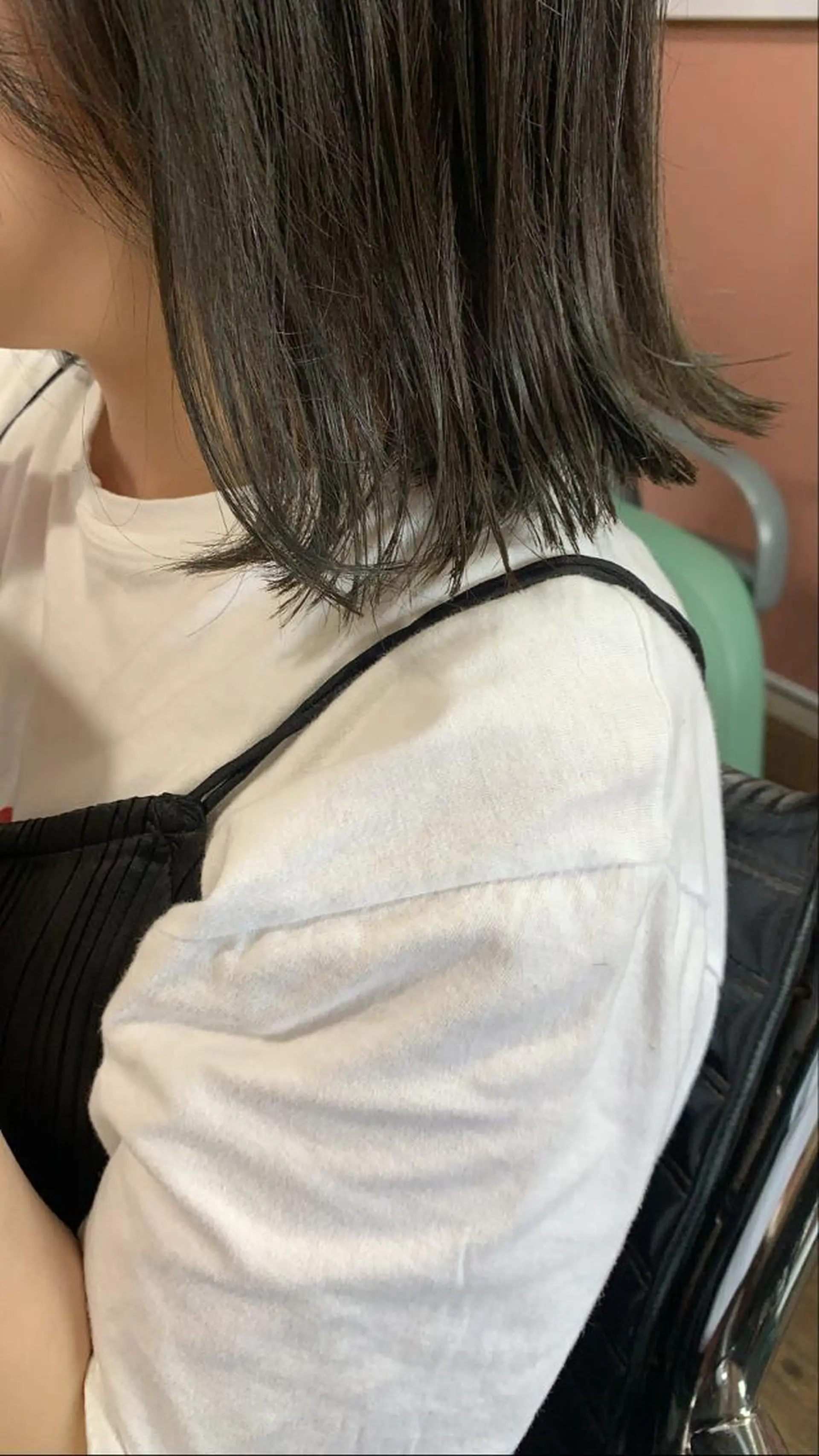 ミディアム カラー 切りっぱなしボブ ボブ chouette/ 根本優希のヘアスタイル