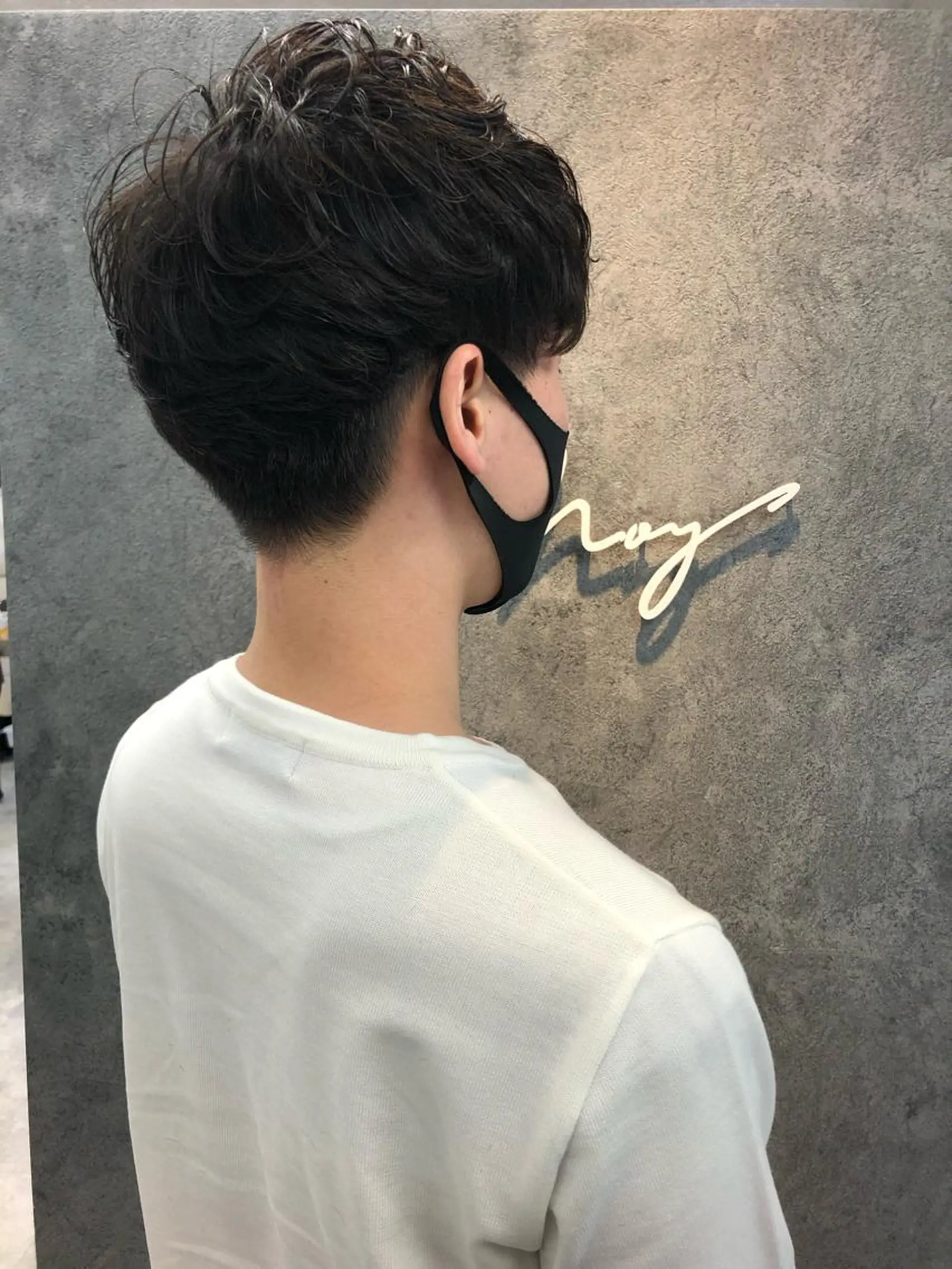 メンズ ツーブロック カット パーマ トリートメント Noy所属・Noyヨシモト ヒロトのヘアスタイル