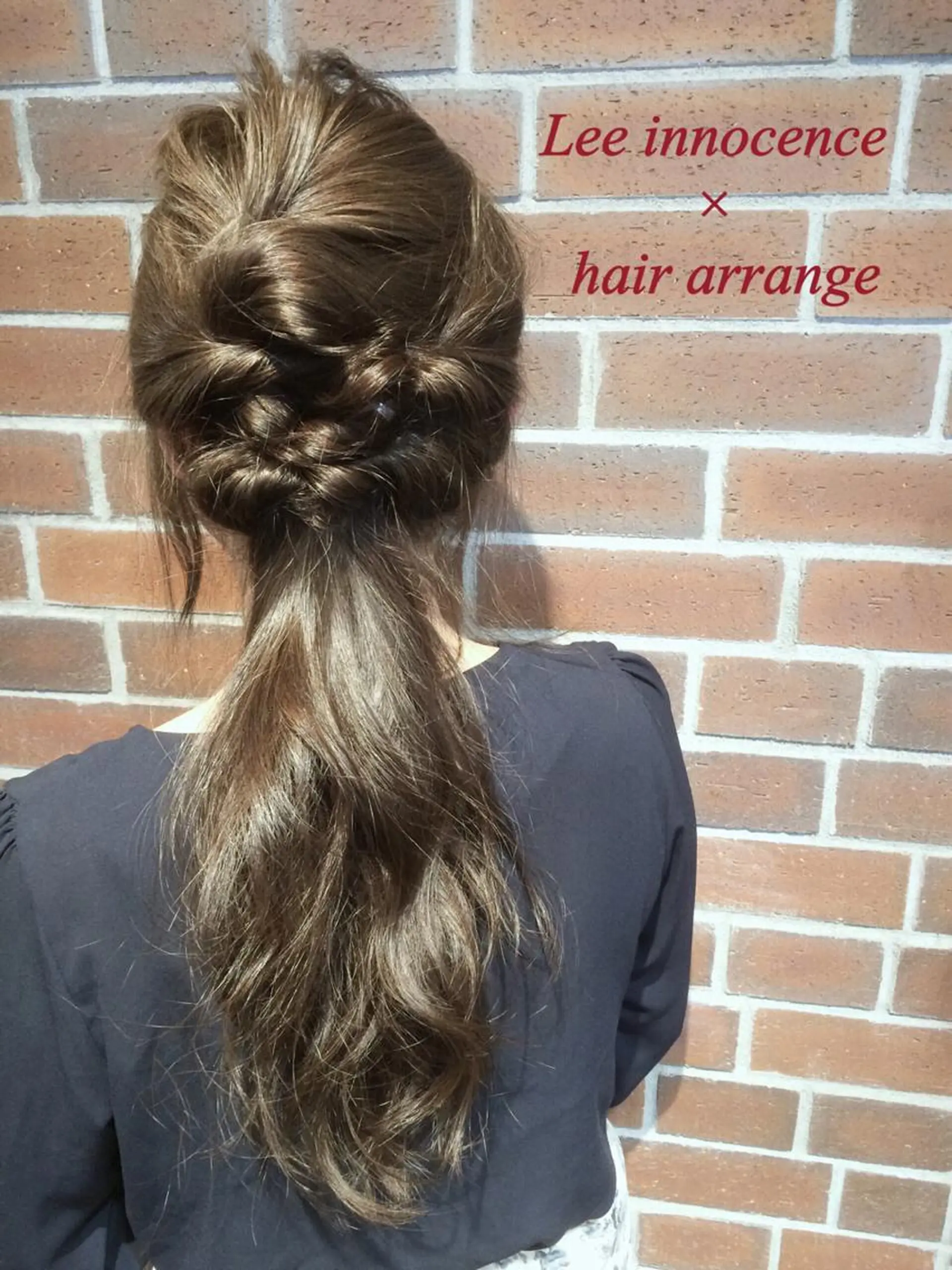 ミディアム セミロング ロング カラー ヘアアレンジ カラー&矯正スペシャ リスト宮本　伸一のヘアスタイル