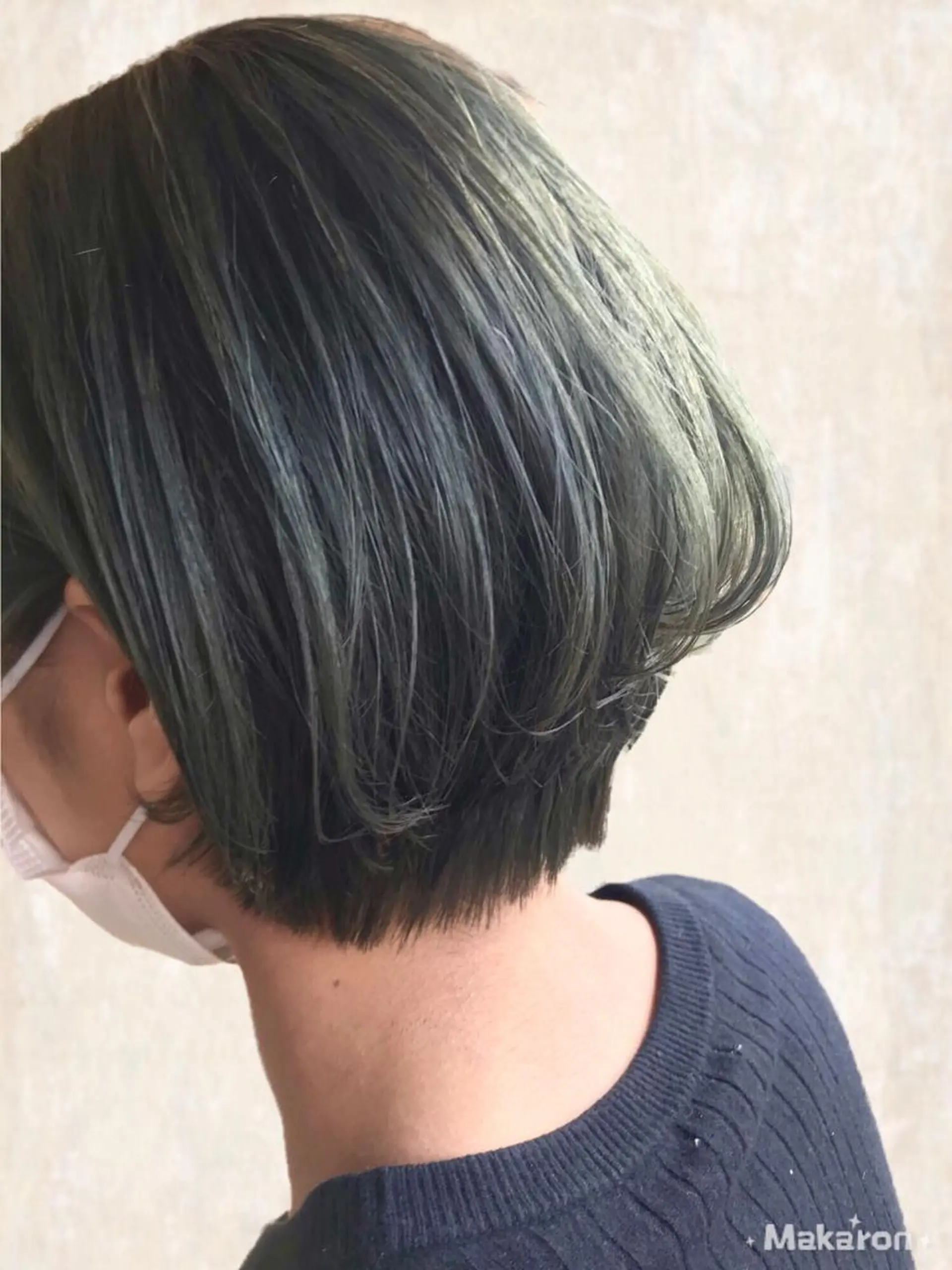 ショート カラー アッシュ ケアカラー hair works raptureのヘアスタイル