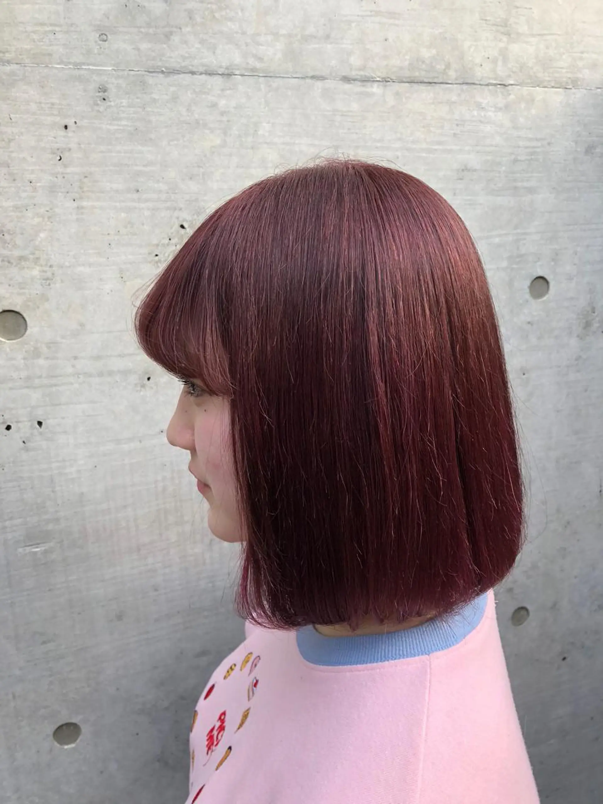 ミディアム カラー ヘアカラー トリートメント ヘアセット 韓国ヘア🤍髪質改善 🇰🇷AKANEのヘアスタイル