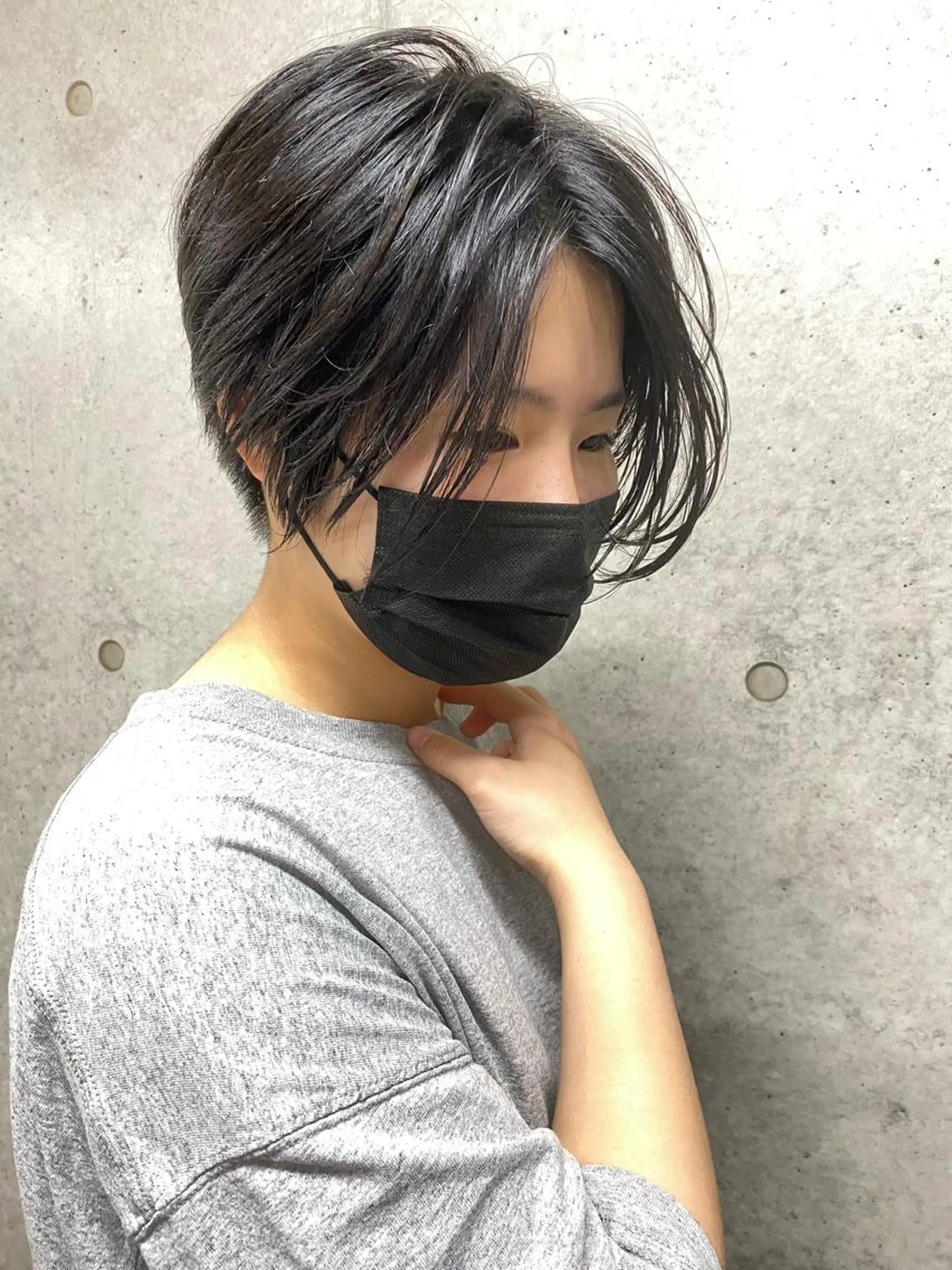 ショート ハンサムショート ショートヘア Lily 日吉所属・髪質改善/艶カラー 🫧オカベナオヤ🫧のヘアスタイル