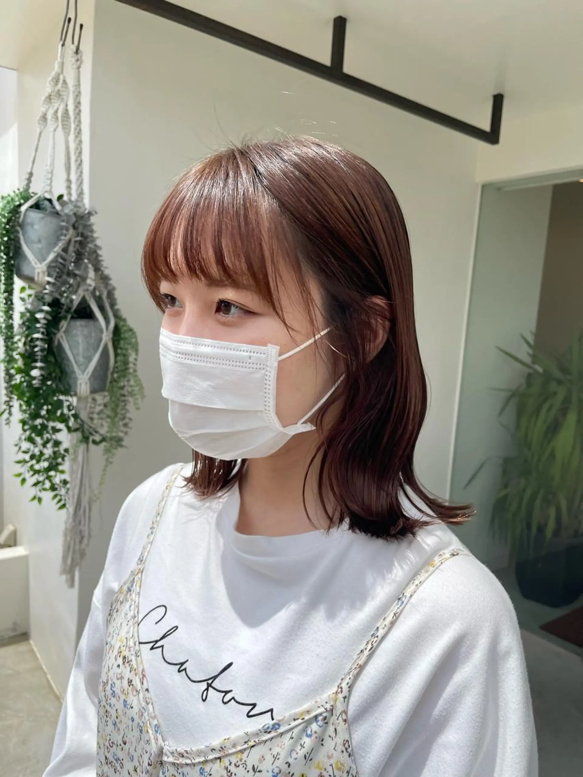 ミディアム 木村 架音のヘアスタイル