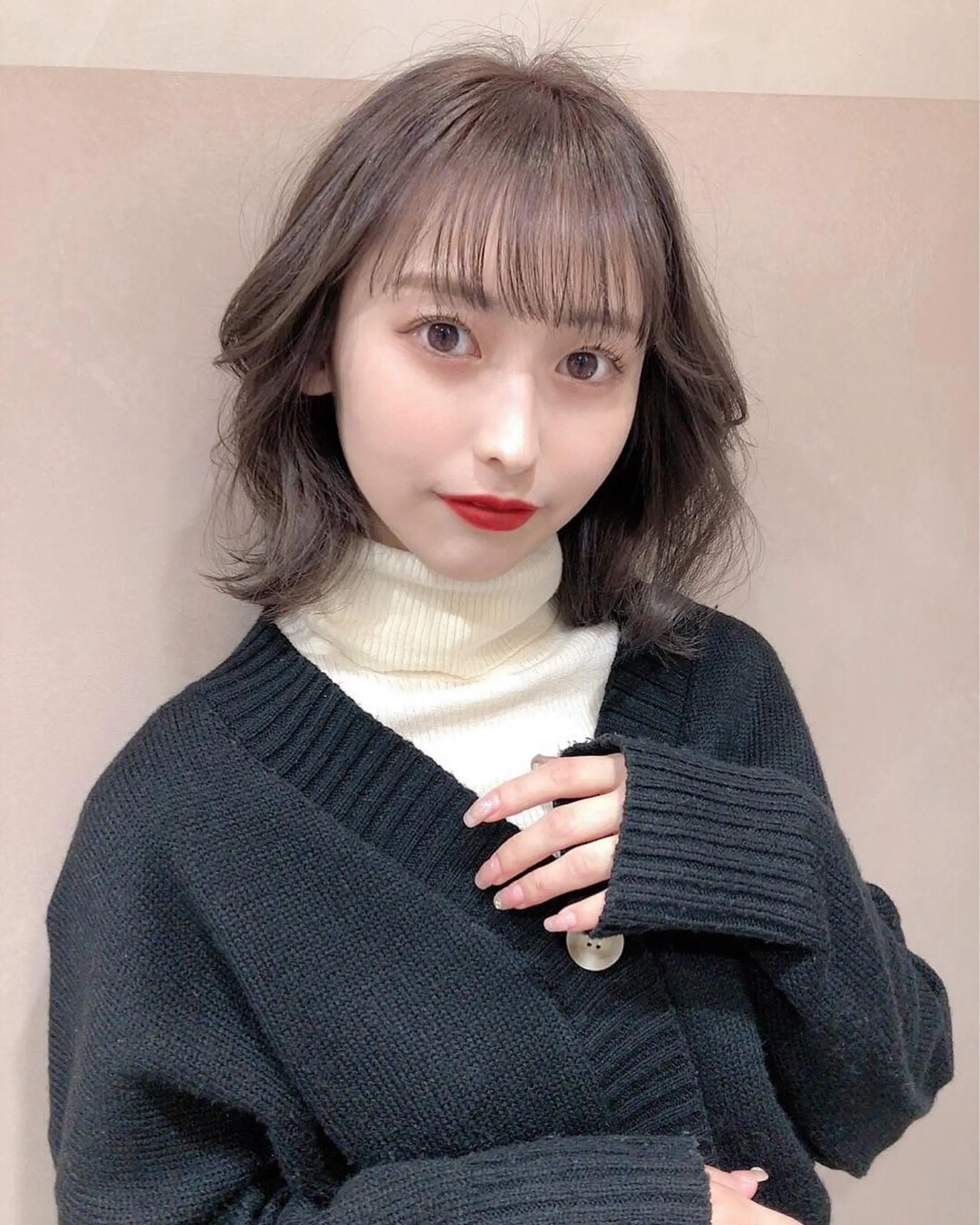 ミディアム カラー ヘアアレンジ 関谷 あいみのヘアスタイル