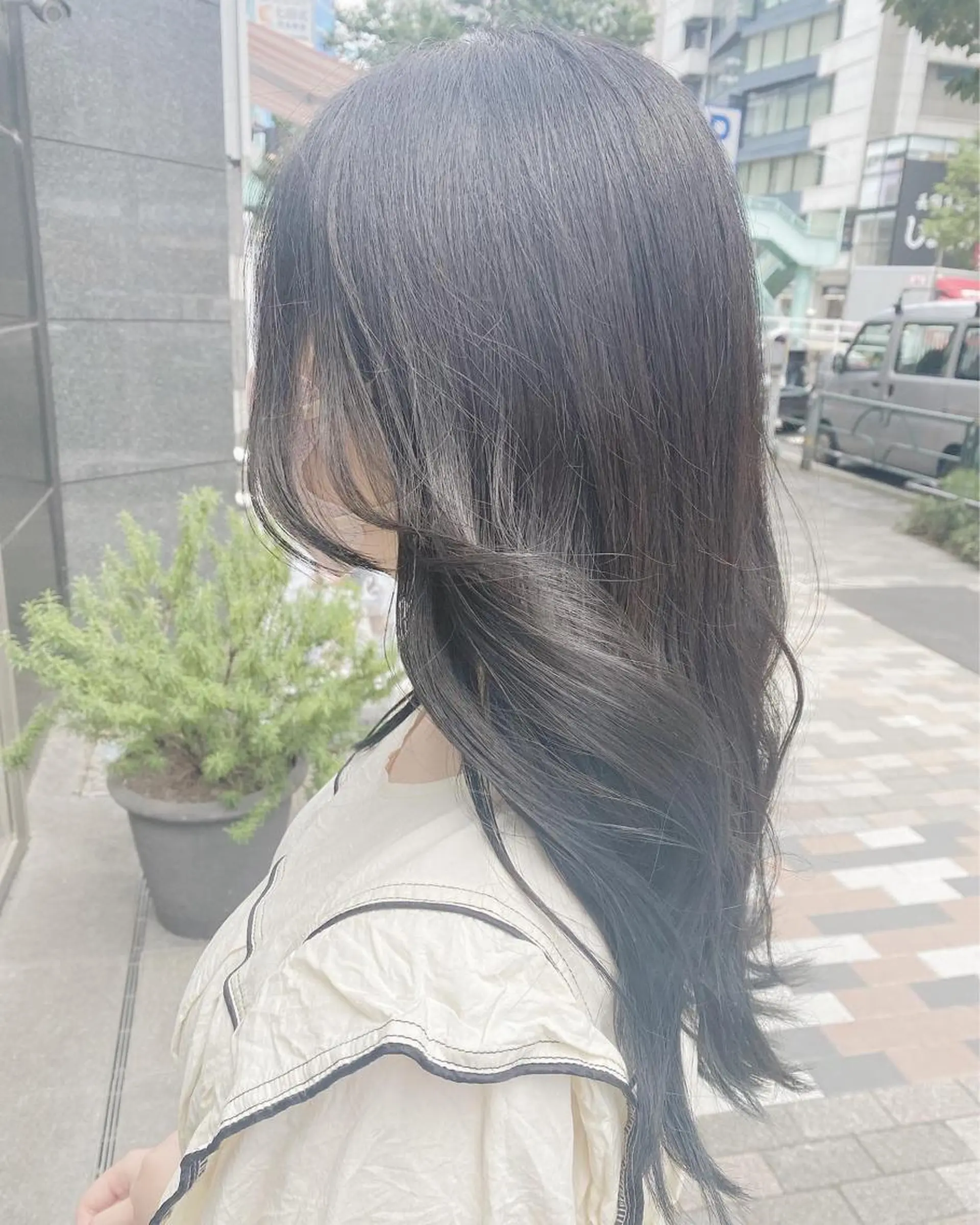 ロング ヘアカラー ゆもとまひろ🫧 渋谷/メンズパーマのヘアスタイル