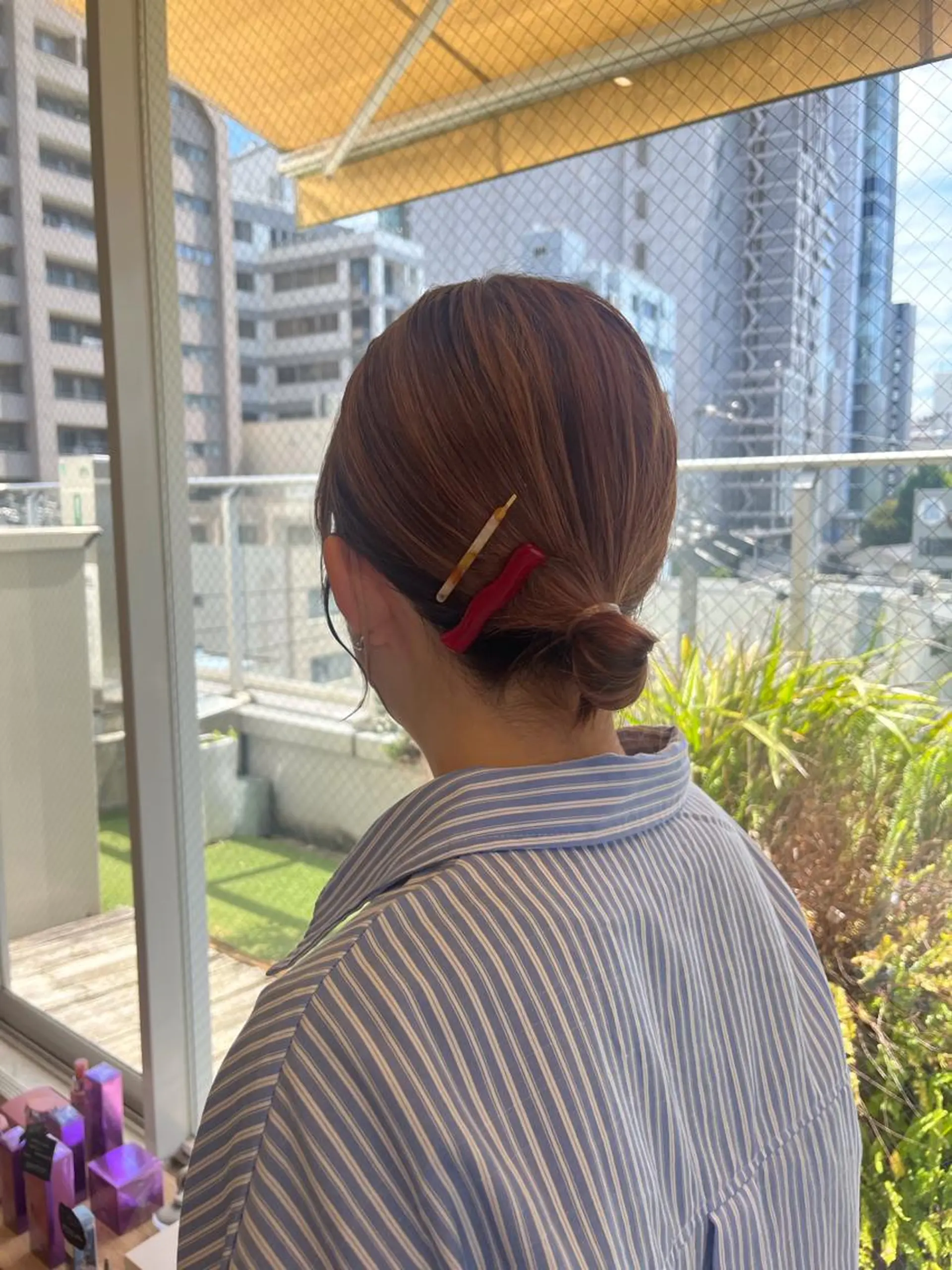 ミディアム カラー 暖色カラー/似合わせ カット/名古屋/辻のヘアスタイル