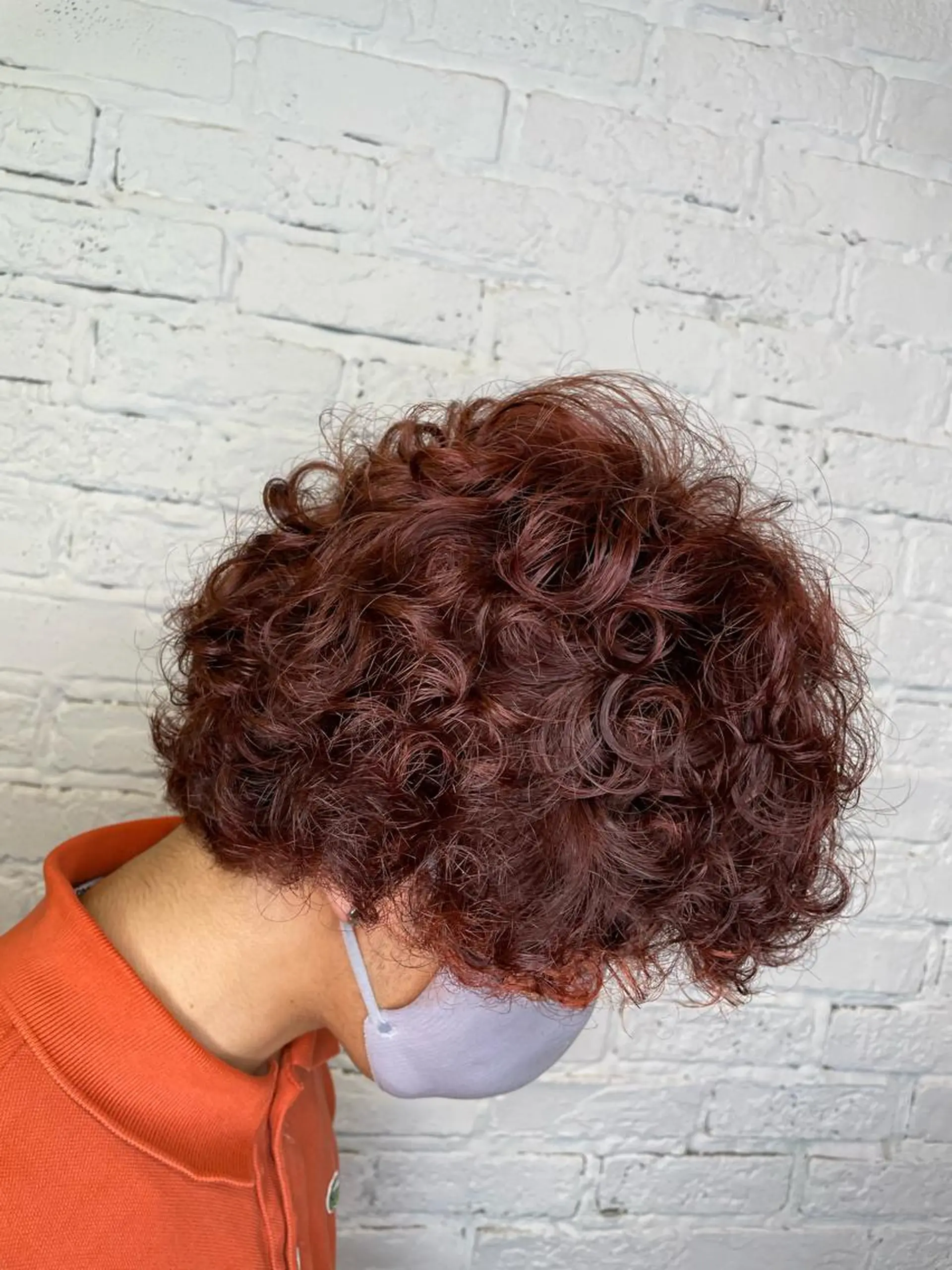 ミディアム パーマ メンズ ミディアムパーマ メンズパーマ sola方南町所属・原一真/ 外国人ショートヘアのヘアスタイル