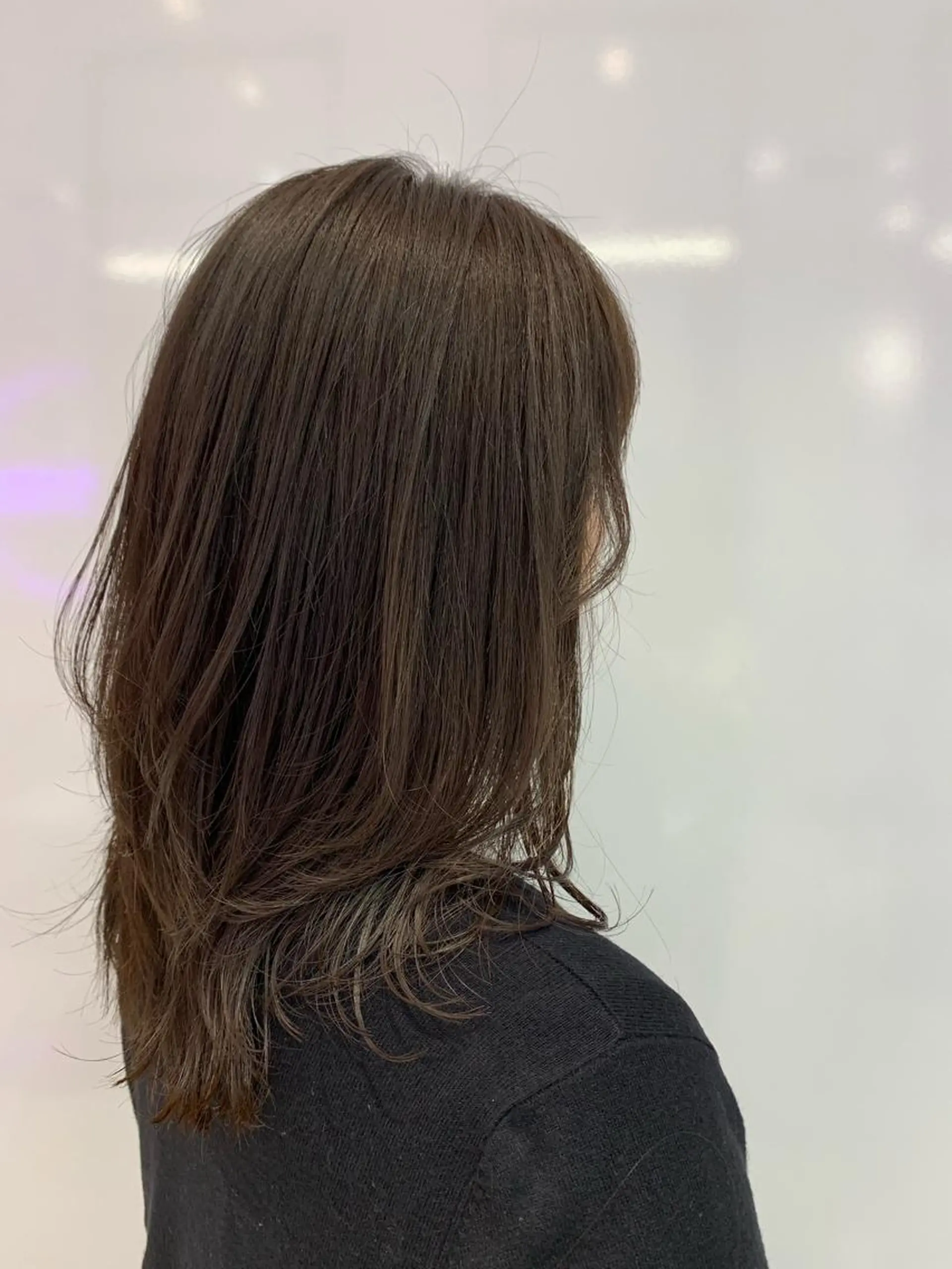 セミロング ハッシュカット/ハイ トーン/MANAMIのヘアスタイル