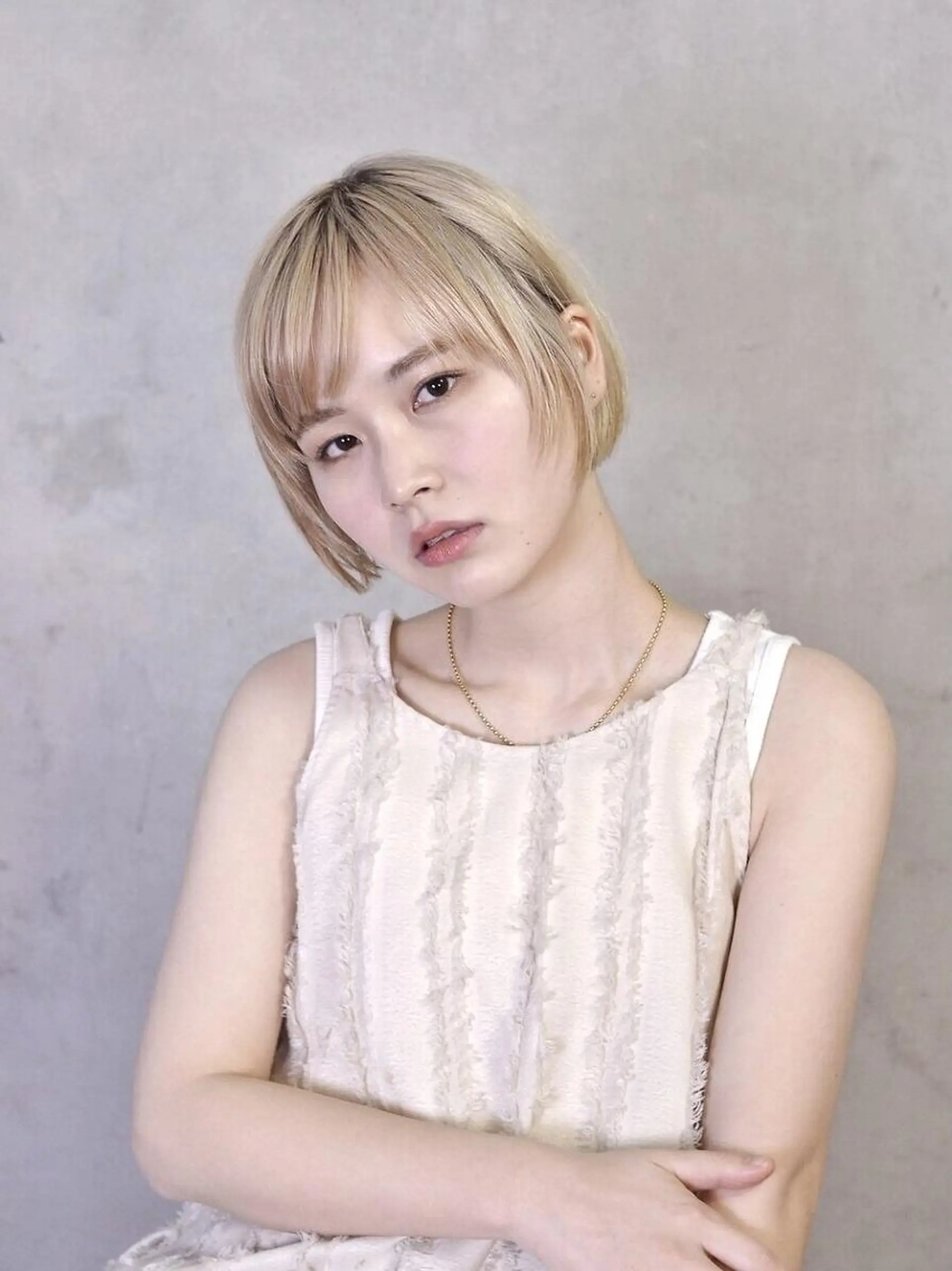 ショート カット ヘアカラー トリートメント 髪質改善/ヘアケア coiiはしもとはなのヘアスタイル