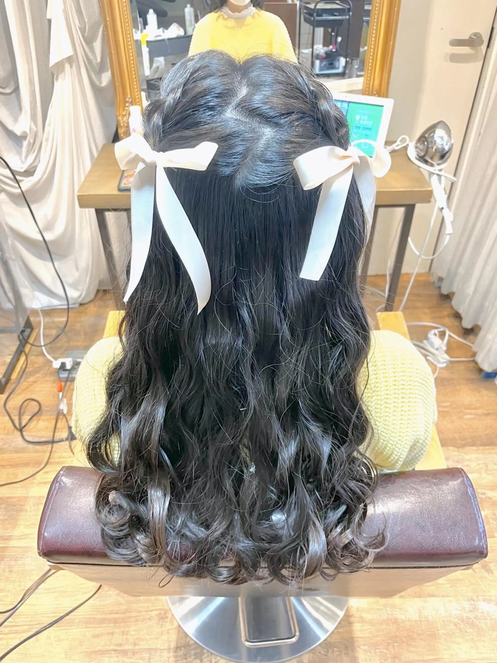 ロング ヘアアレンジ カット ヘアセット 💖透明感カラー💖 坂本万由子のヘアスタイル