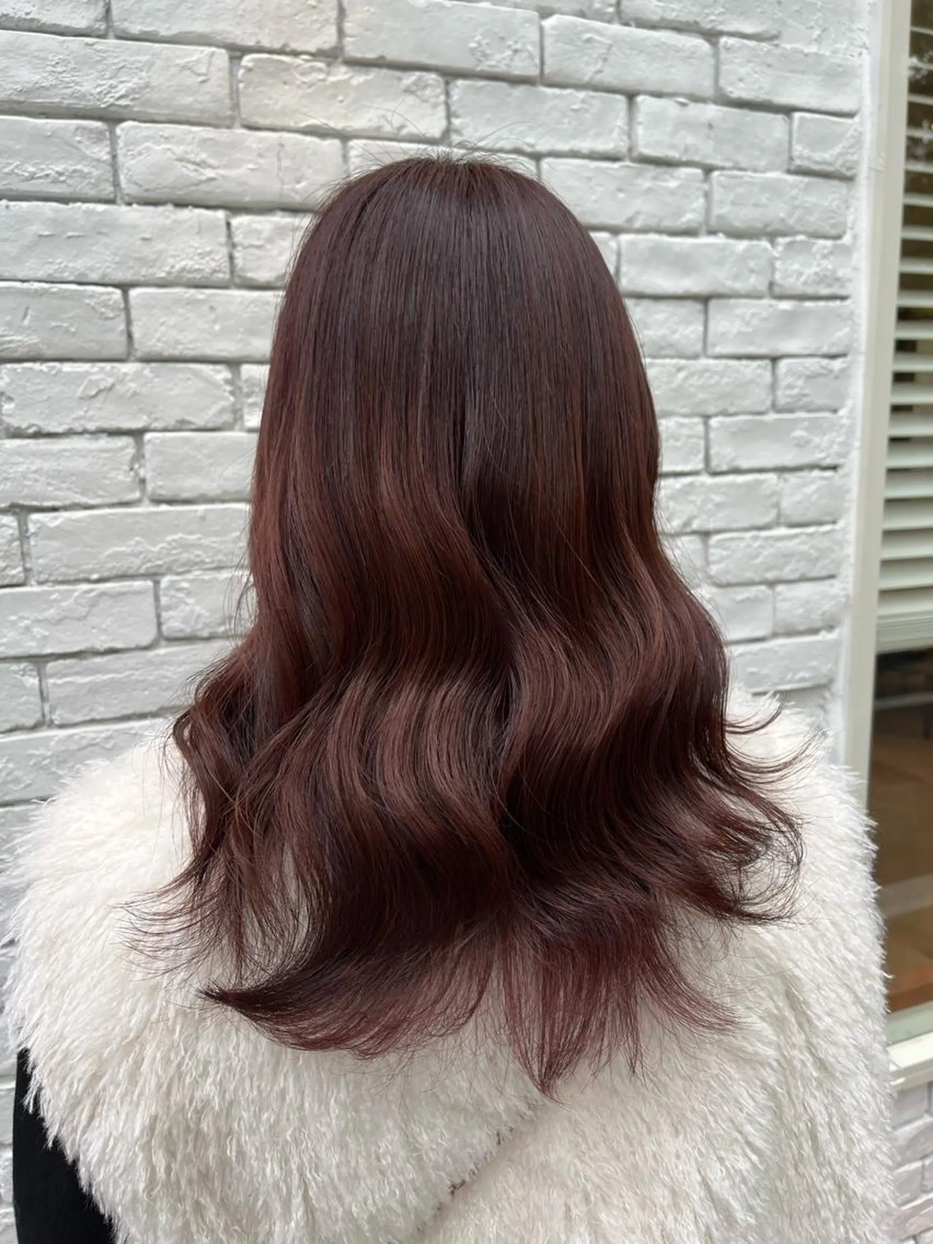 ロング カラー ボルドーカラー レッドカラー カット ヘアカラー トリートメント 🌈透明感カラー🌈 🌟吉田祐介🌟のヘアスタイル