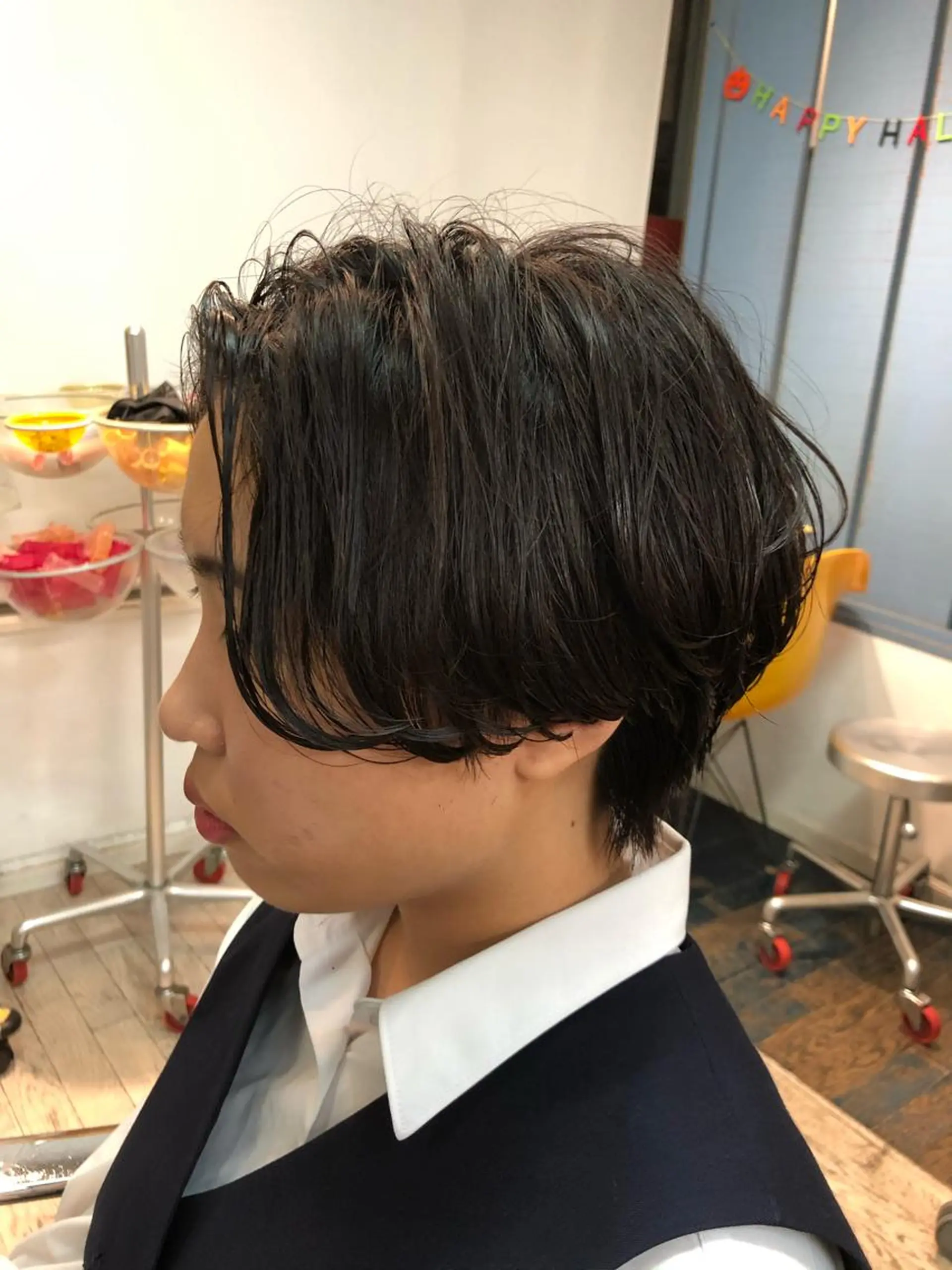 ショート パーマ ハンサムショート ショートヘア カット パーマ ROBOT   PLUS所属・大野 悠平のヘアスタイル