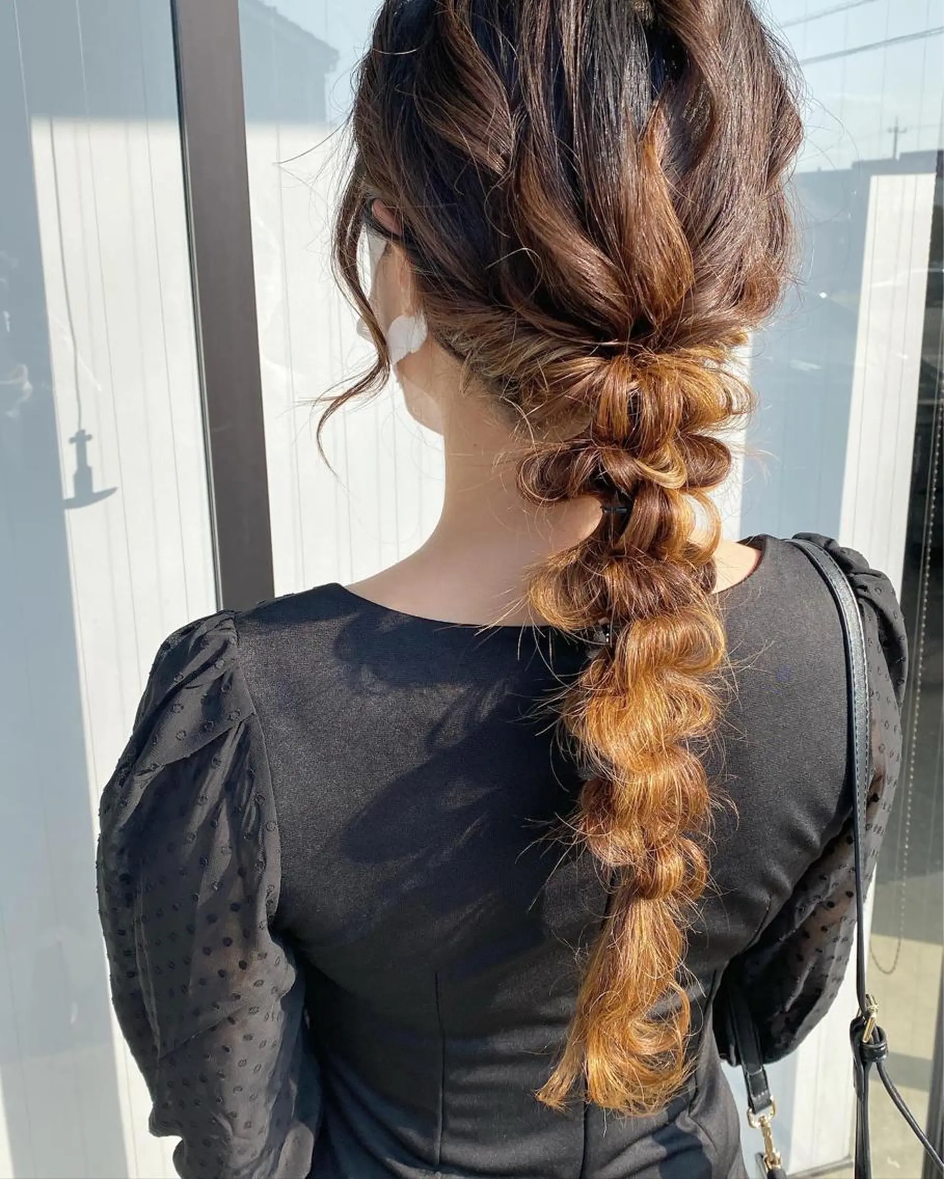 ロング ヘアアレンジ 結婚式・ブライダル ヘアセット FIORE hair design所属・山根 奈緒のマツエク・マツパデザイン