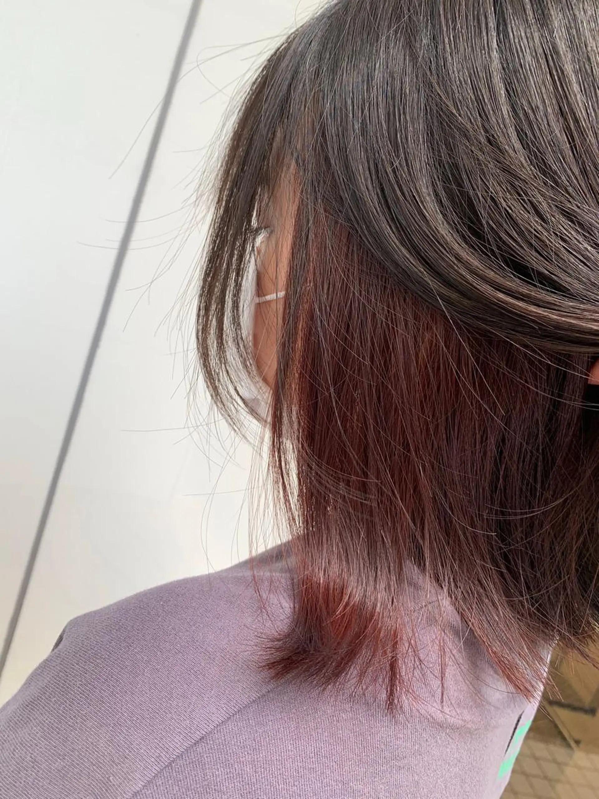 カラー bamboograss Second所属・FUKASE AYANEのヘアスタイル