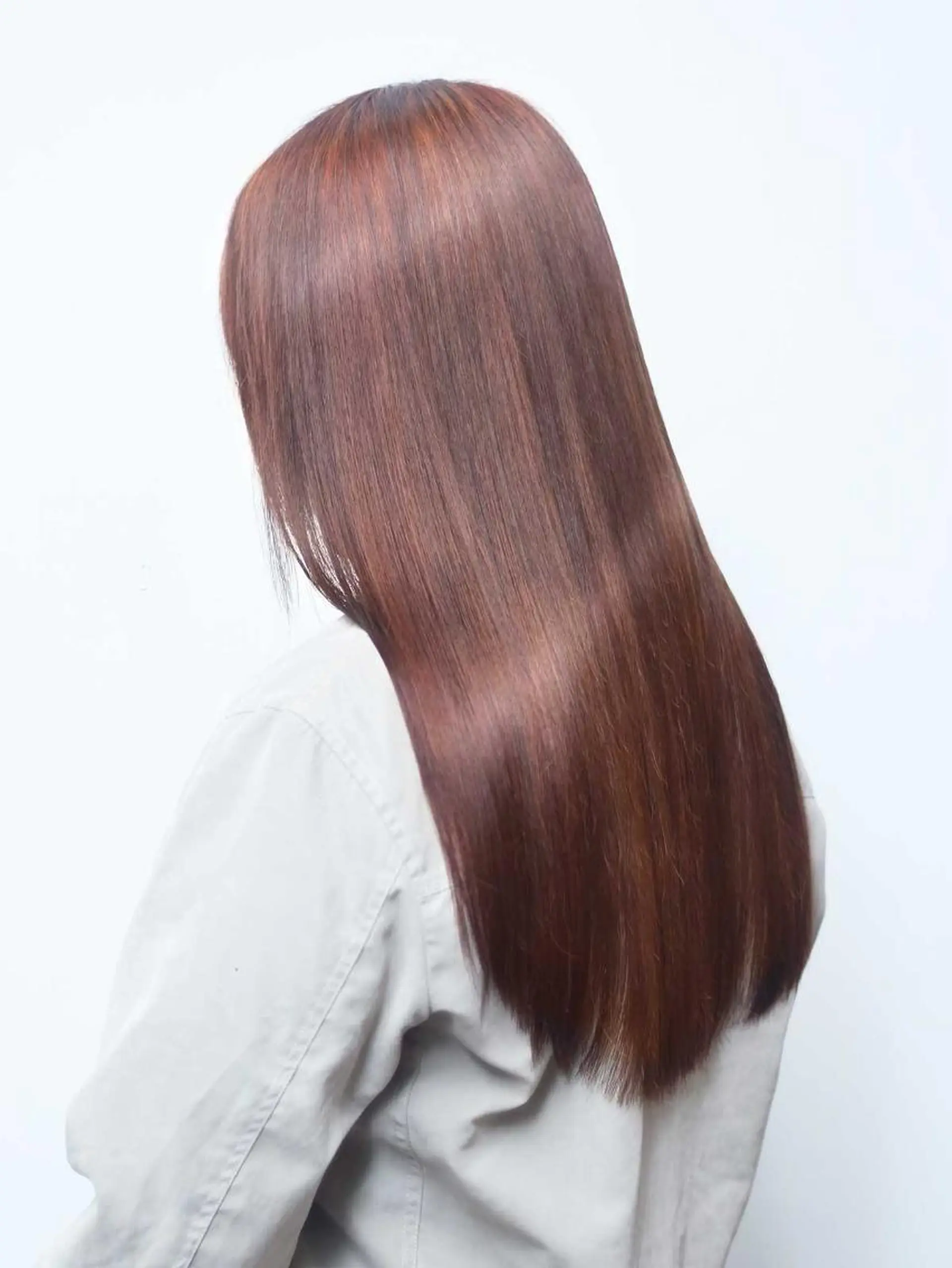 ロング カラー 縮毛矯正 Atem ☀️大町店のヘアスタイル