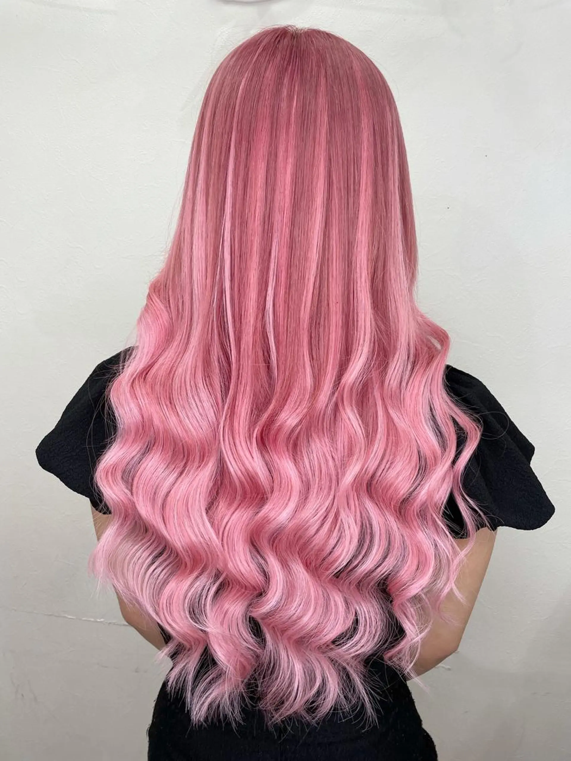 ロング カラー シールエクステ ブリーチ ケアブリーチ ダブルカラー ピンクカラー ヘアカラー トリートメント エクステ KEISUKE🧡 NEXT池袋のヘアスタイル