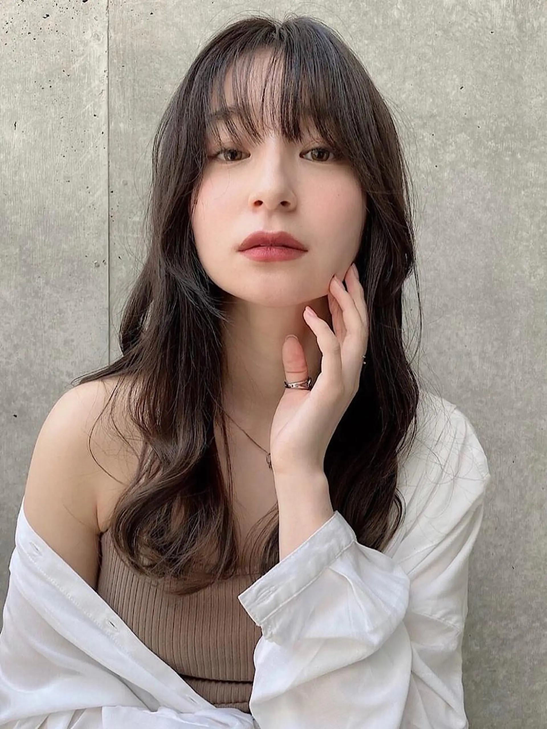 ロング youres hair 髪質改善トリートメント&ヘッドスパ  新宿三丁目店所属・髪質改善/艶髪 韓国レイヤー/えすたのヘアスタイル