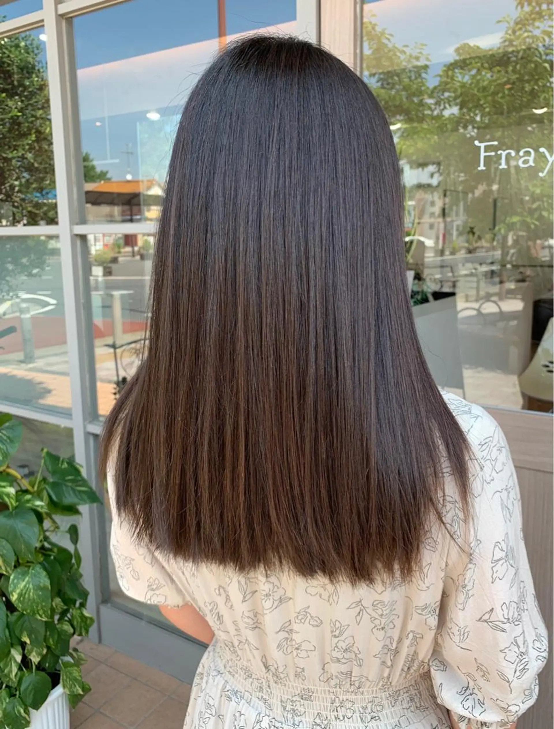 セミロング トリートメント 酸熱トリートメント ツヤ髪質改善 💜れいな💜のヘアスタイル