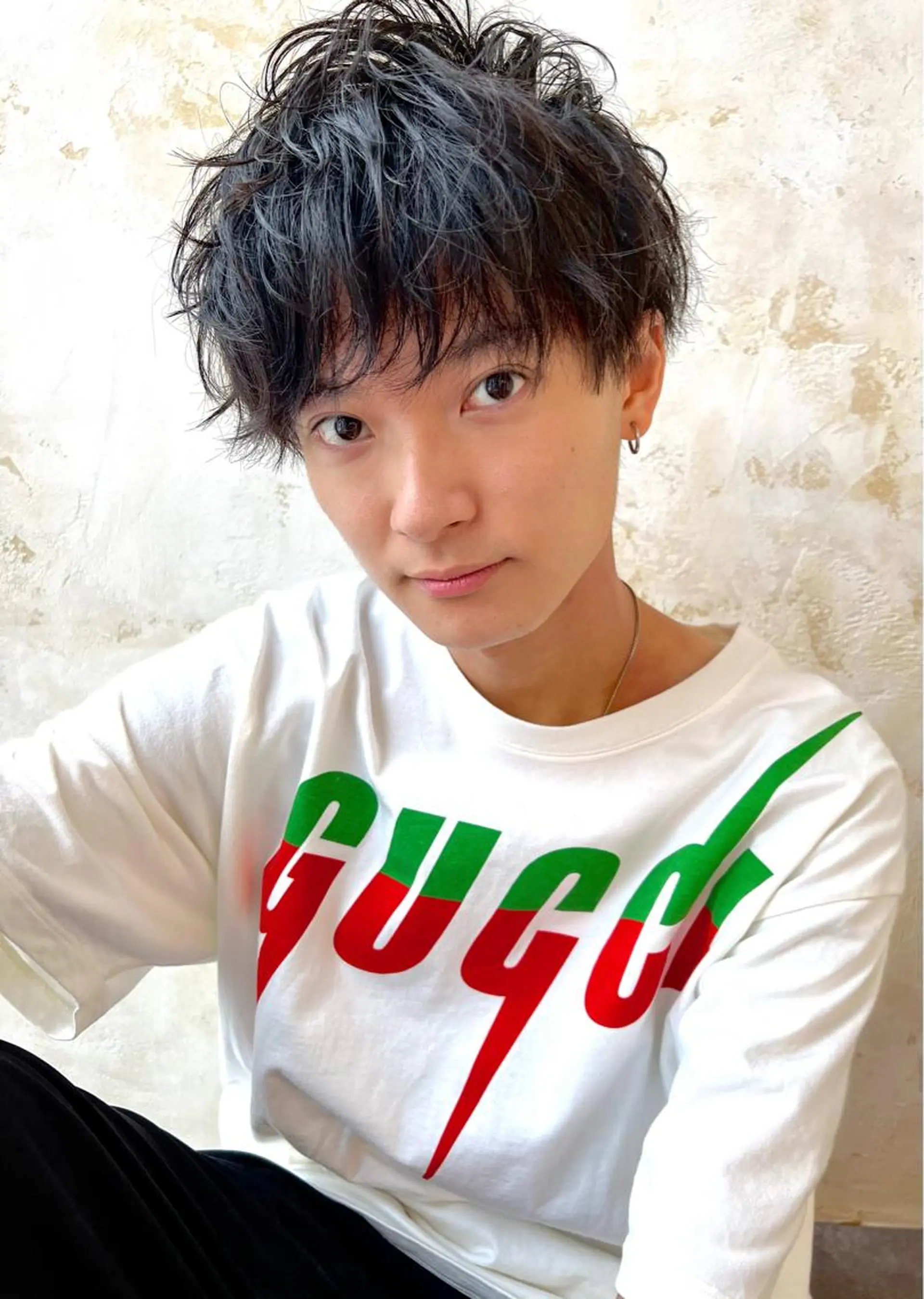 パーマ メンズ カット パーマ ヘアカラー ソムリエ 認定者/山城慶伍のヘアスタイル