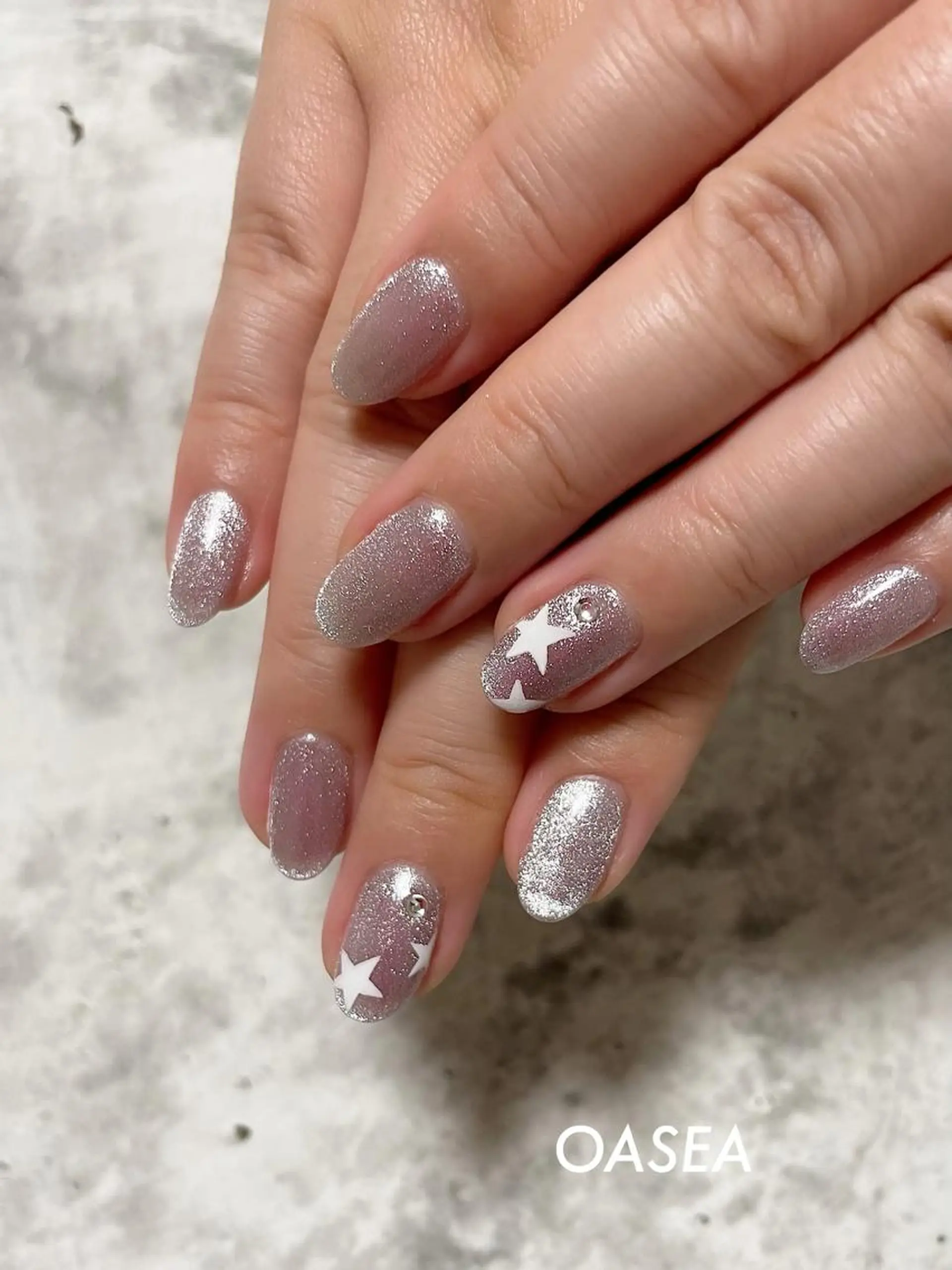 ネイル アートネイル ハンドネイル 🌞💜 KAORI 🌴のネイルデザイン