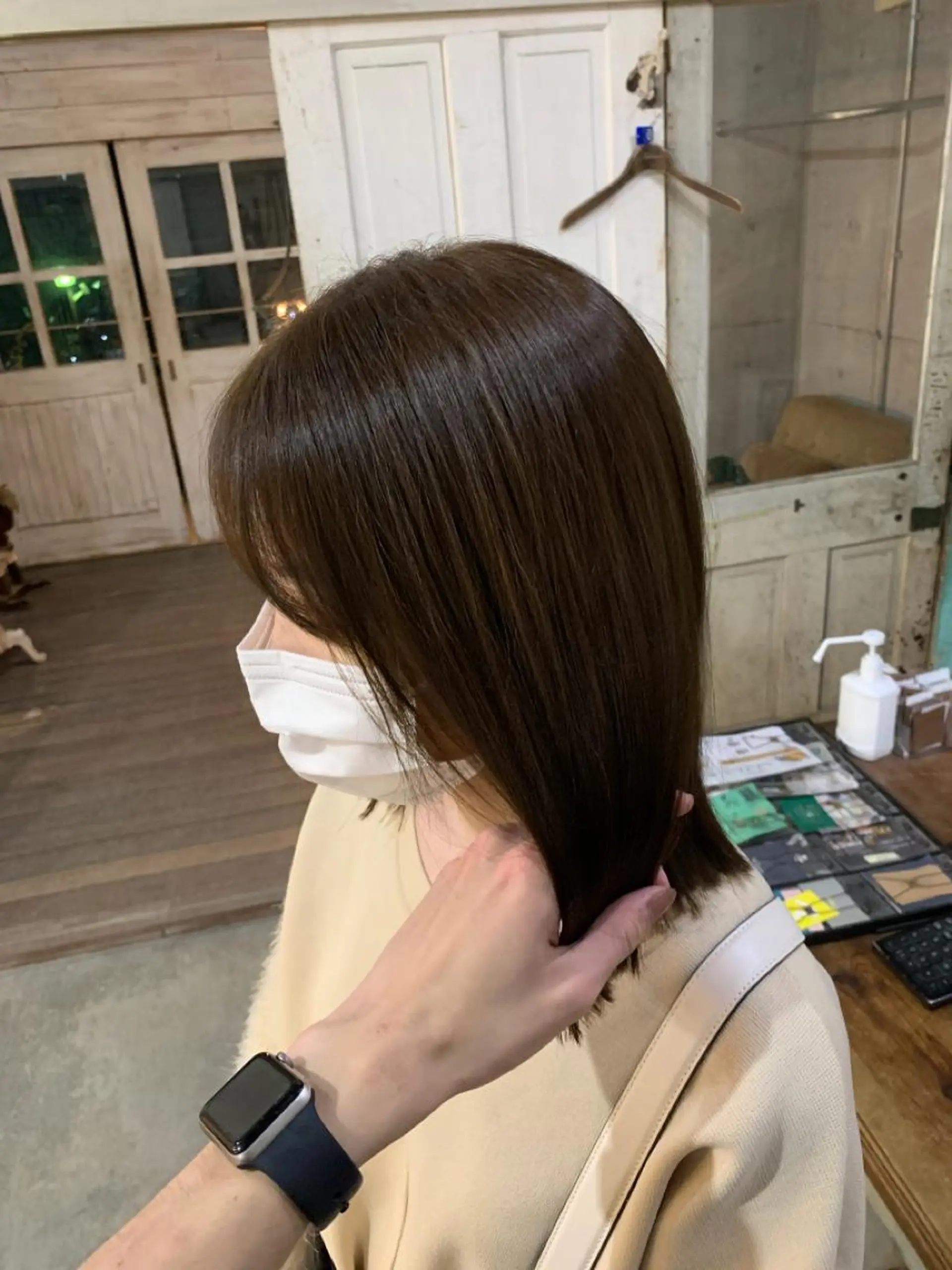 ミディアム カラー ヘアアレンジ メンズ キッズ ショートボブ ミディアムパーマ メンズバレイヤージュ メンズブリーチ メンズハイライト 🌈難波🌈ベージュ カラー【ヒロム】のヘアスタイル