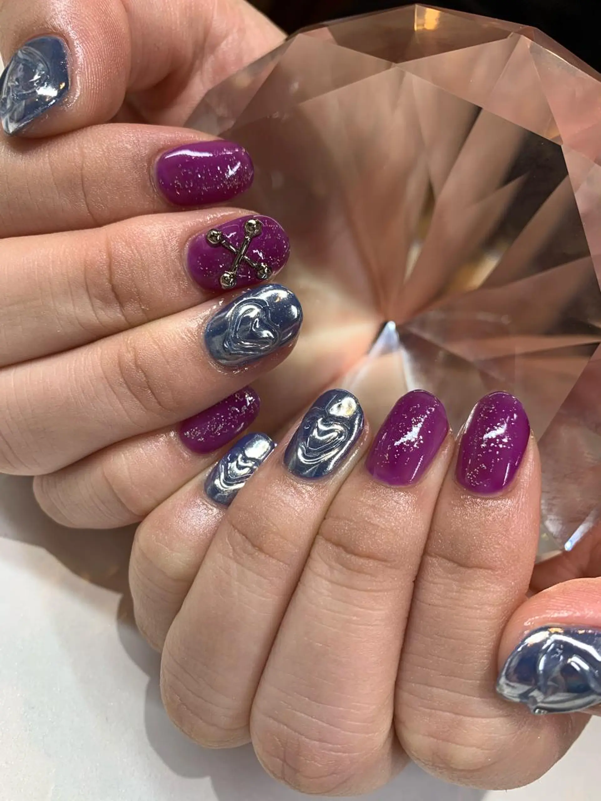 ネイル ハンドネイル glow_ nailのネイルデザイン