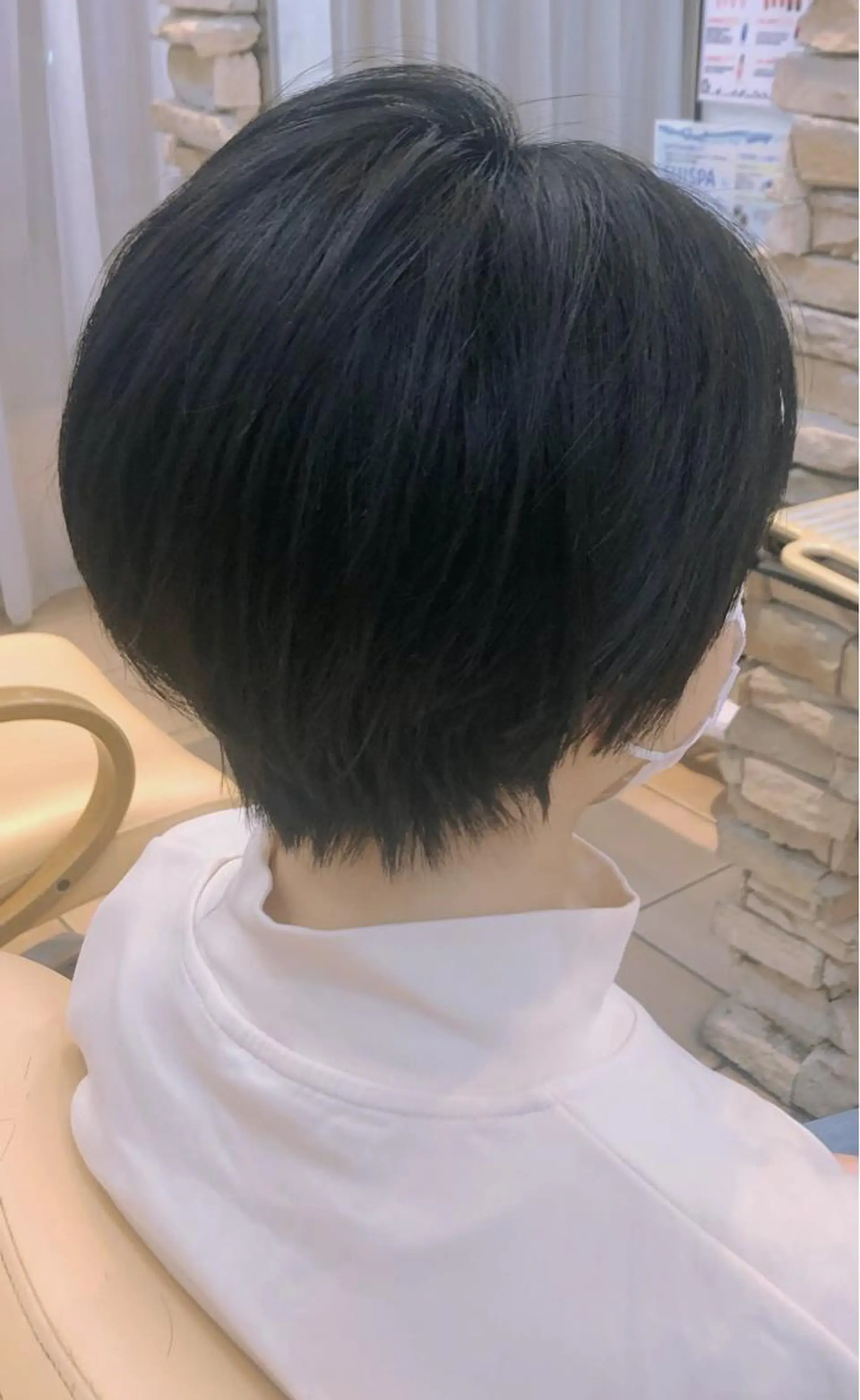 ショート 切りっぱなしボブ ショートボブ 丸みショート ボブ くびれヘア 地毛風ストレート ⚡️下ノ村柊斗⚡️のヘアスタイル