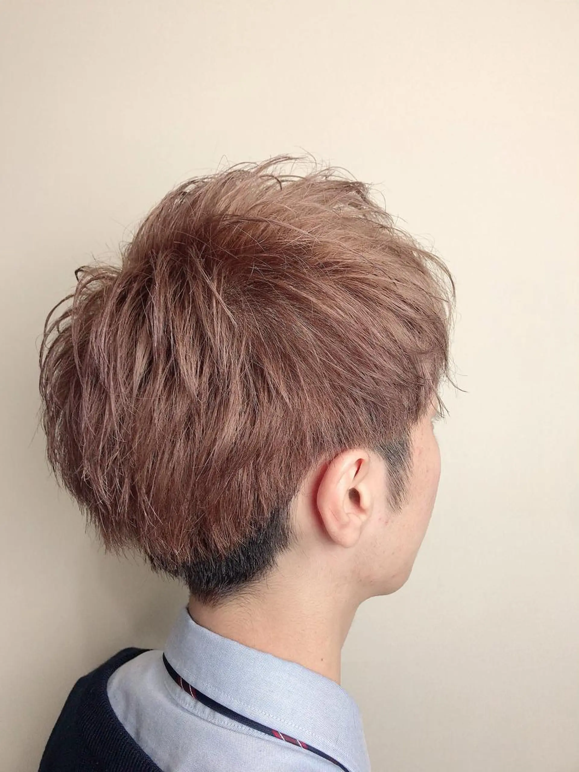 ショート カット 🌈インナーカラー 手塚直生のヘアスタイル