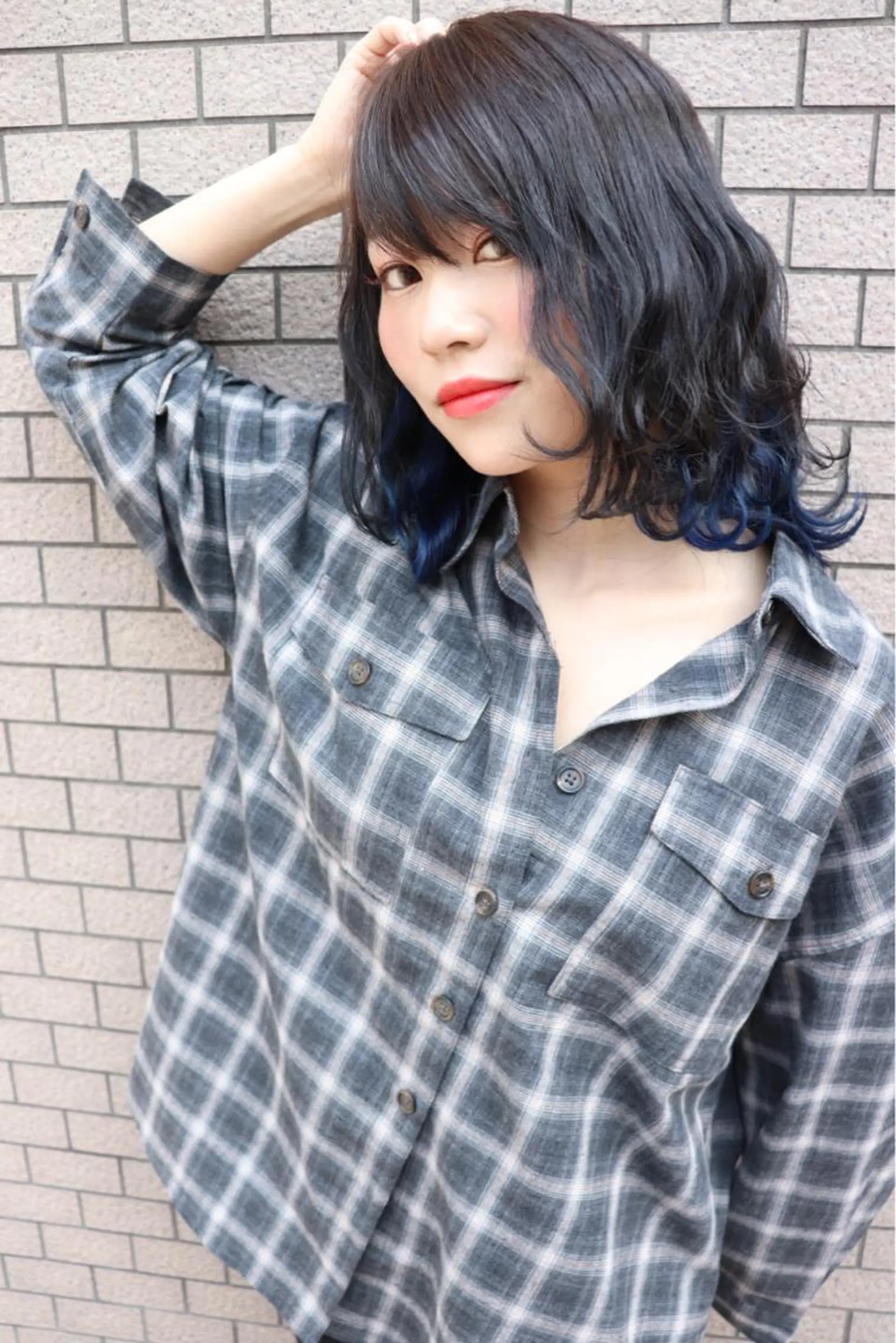 ミディアム 汐見 悠佑のヘアスタイル