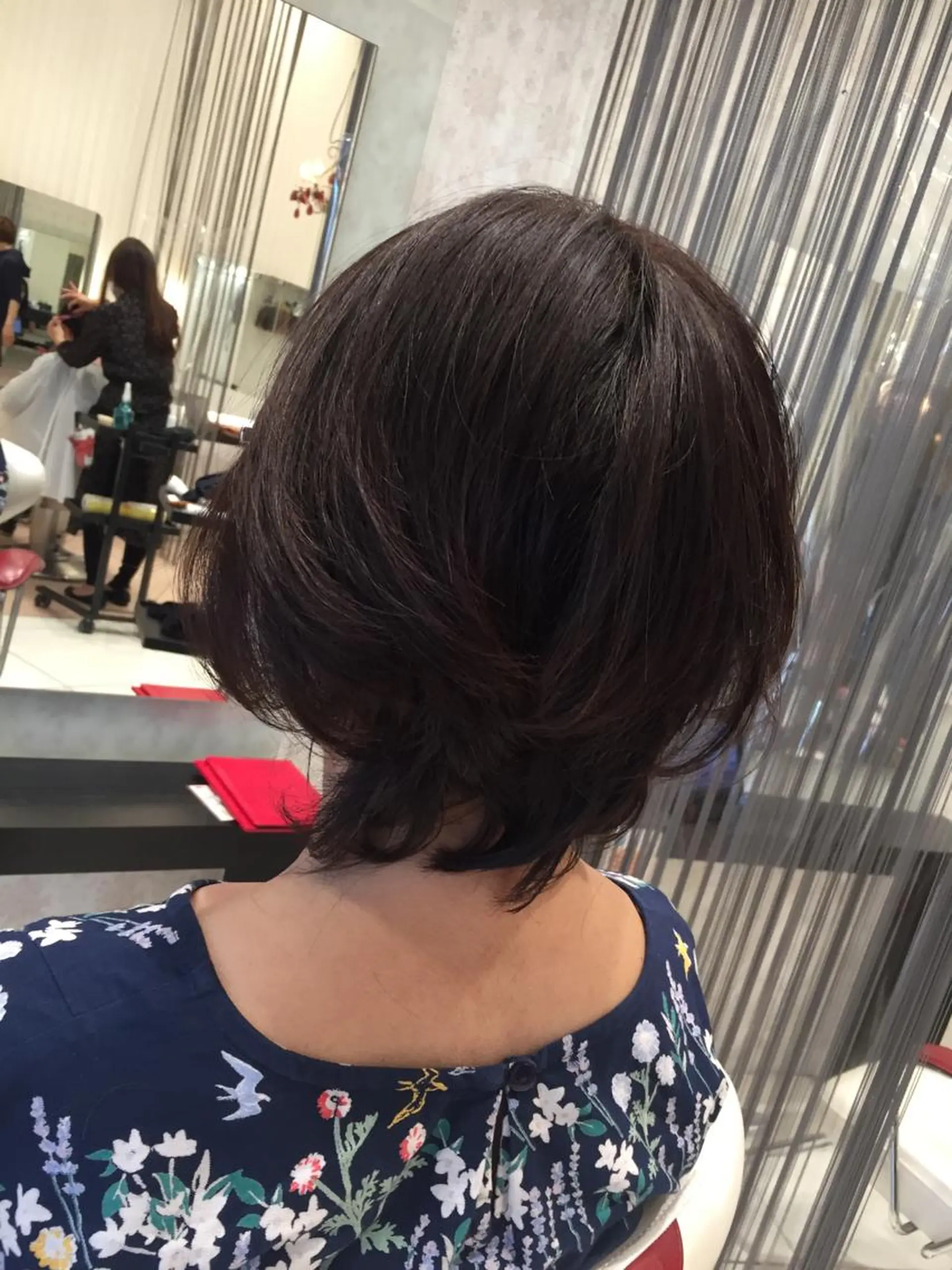 ミディアム カラー 田畑 福恵のヘアスタイル