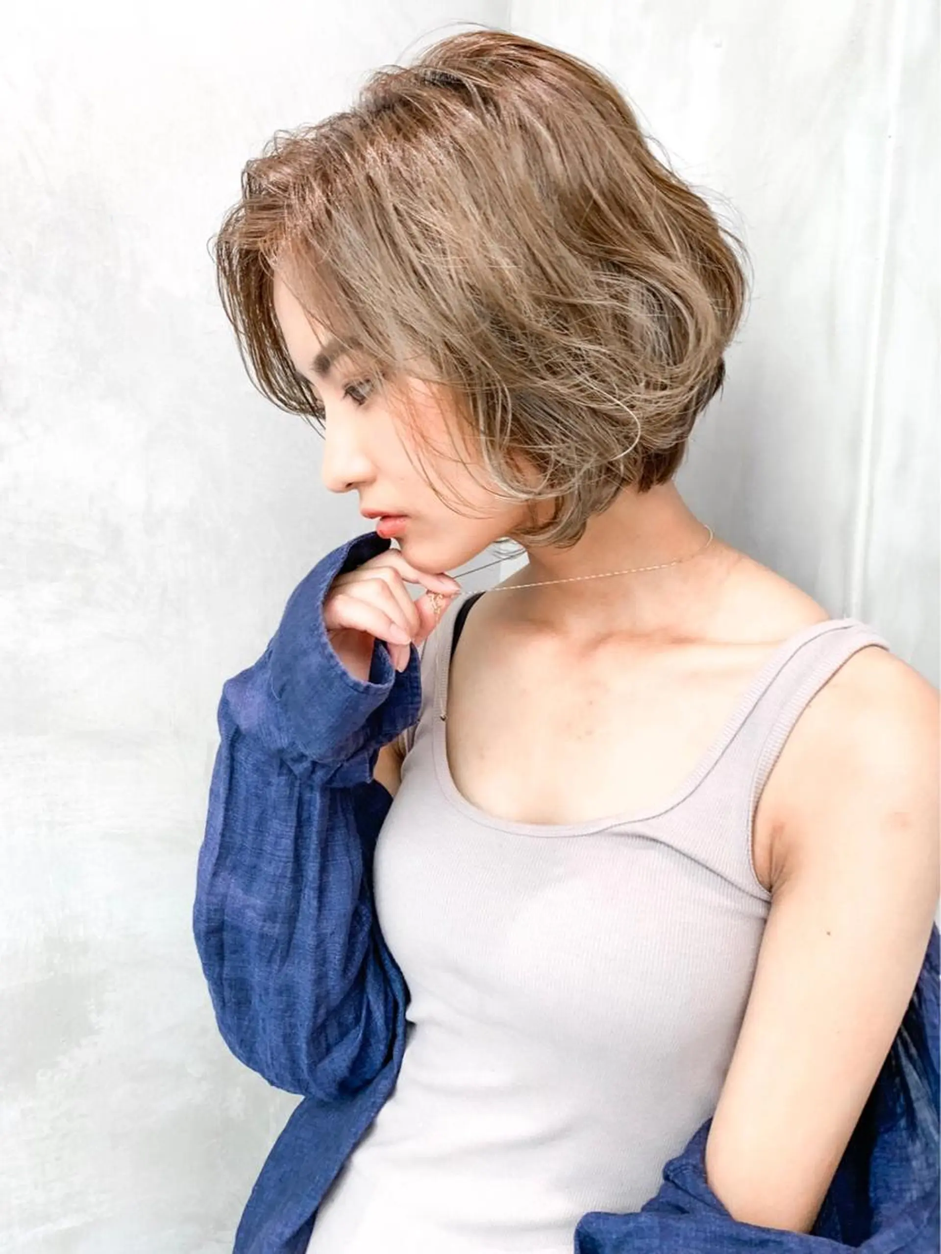 ミディアム カラー ヘアカラー トリートメント HAIR SALON M所属・ryota .のヘアスタイル