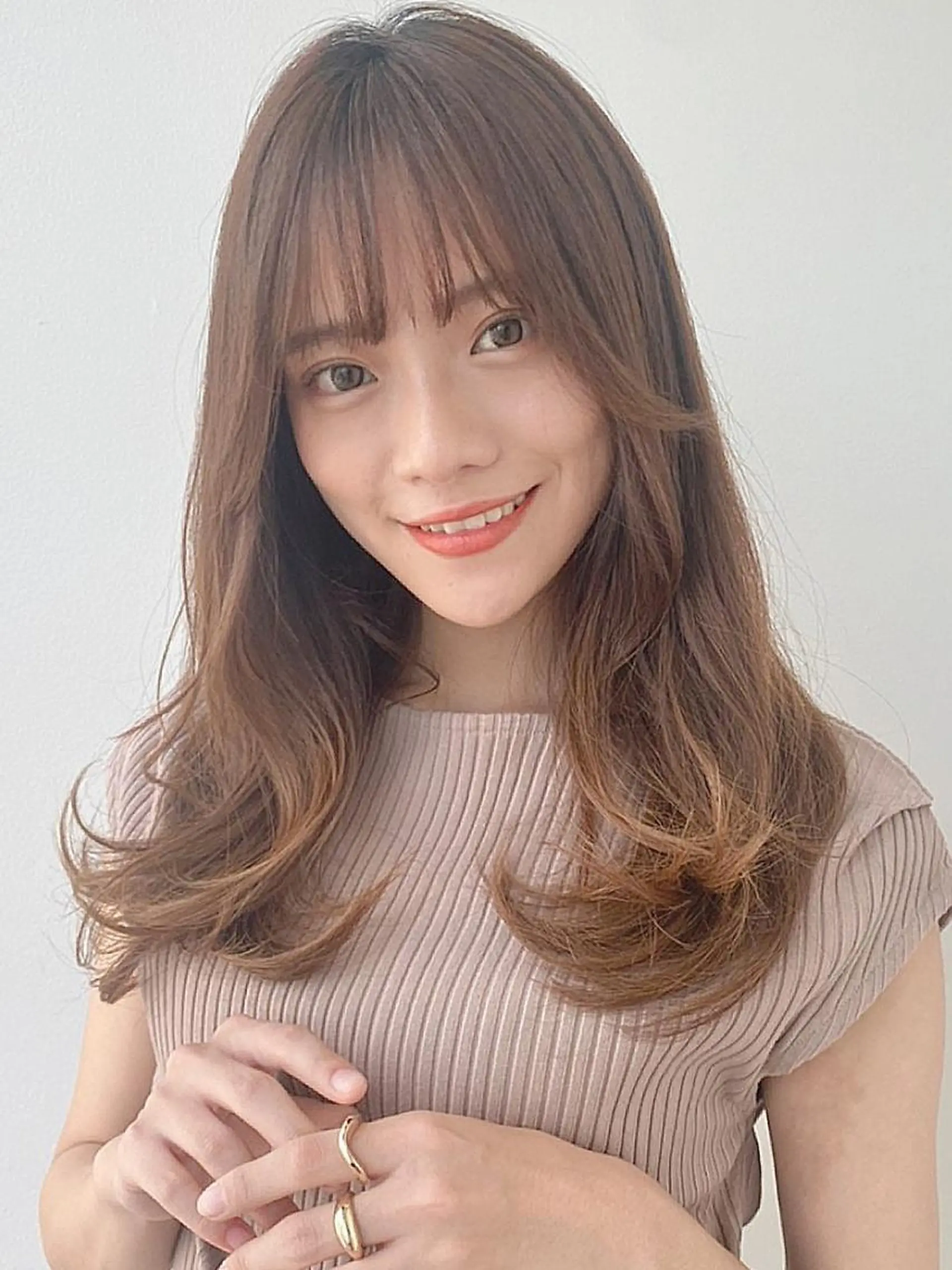 セミロング 銀座店長🌟 片山雄太のヘアスタイル
