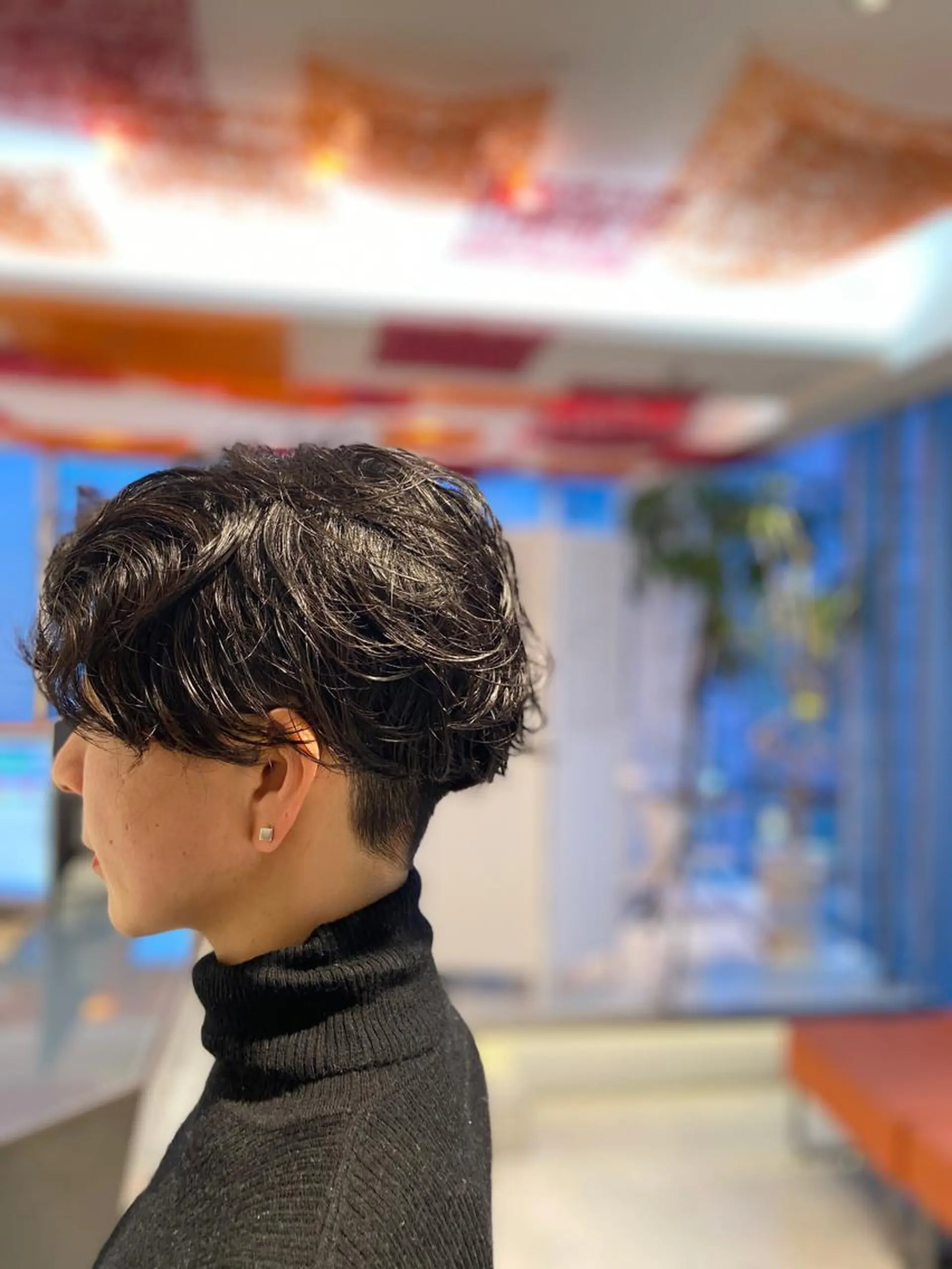 ショート パーマ ショートヘア 刈り上げ ニュアンスパーマ eddie所属・高岡 秀和のその他イメージ