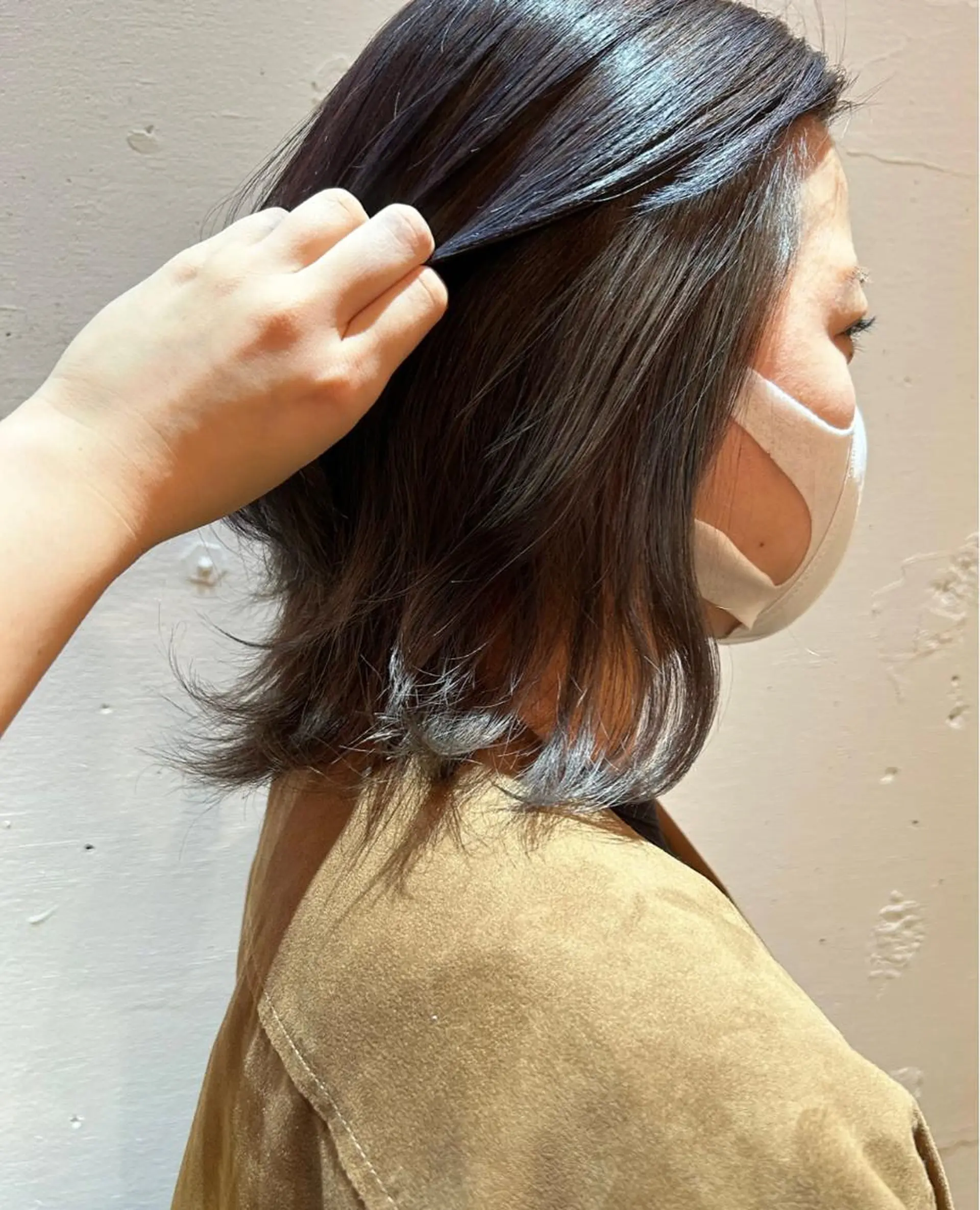 ミディアム ヘアカラー ゆうき あすかのヘアスタイル