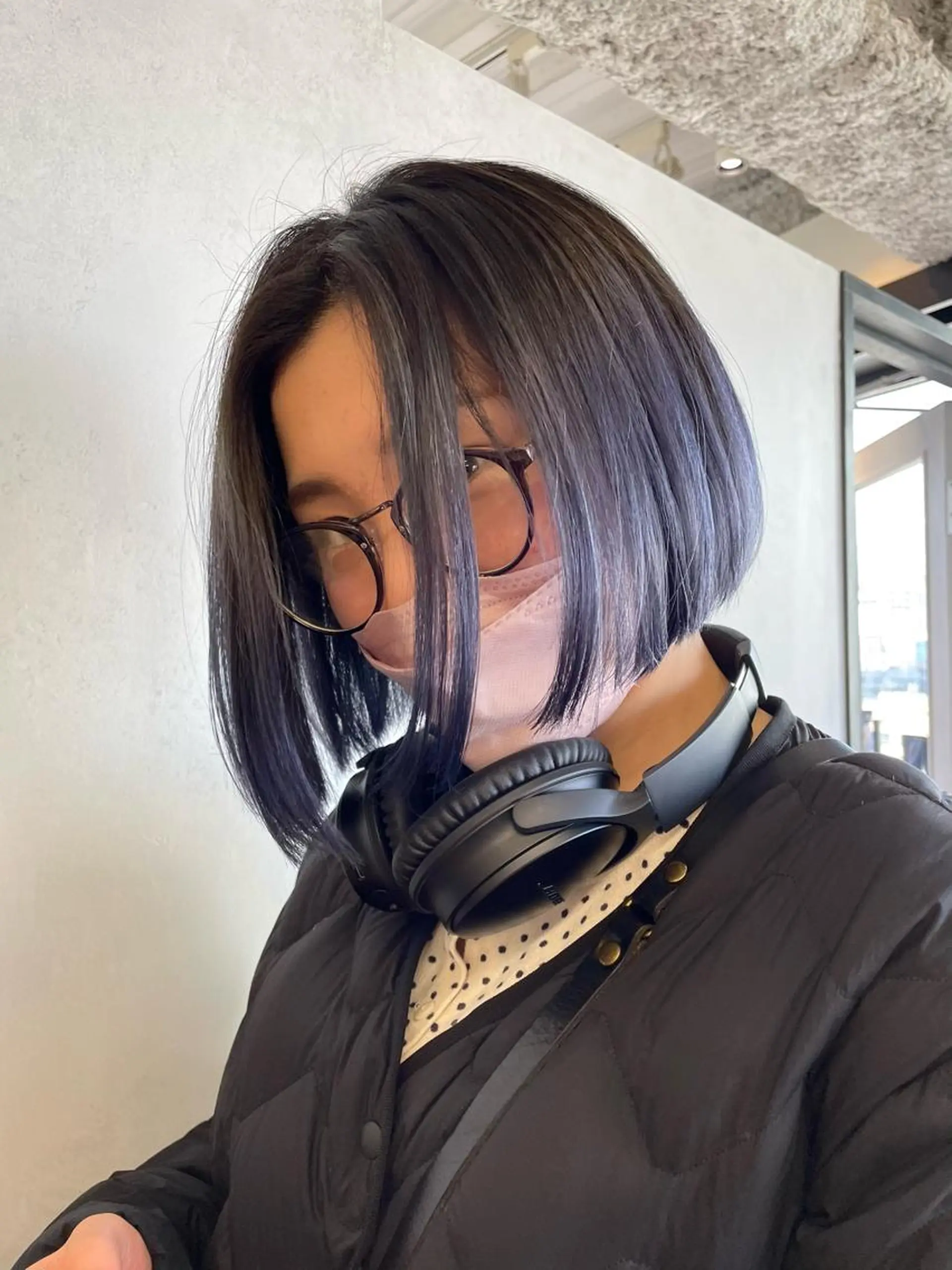 ショート ヘアカラー トリートメント 梅田韓国ヘア kiara🩷彡のヘアスタイル