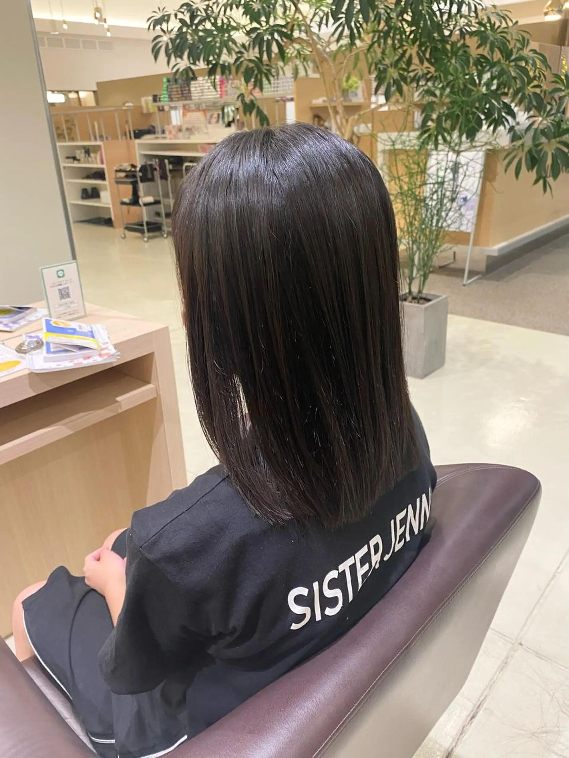 セミロング カット ヘアカラー みやび🫧髪質改善 🫧透明感カラー🫧のヘアスタイル