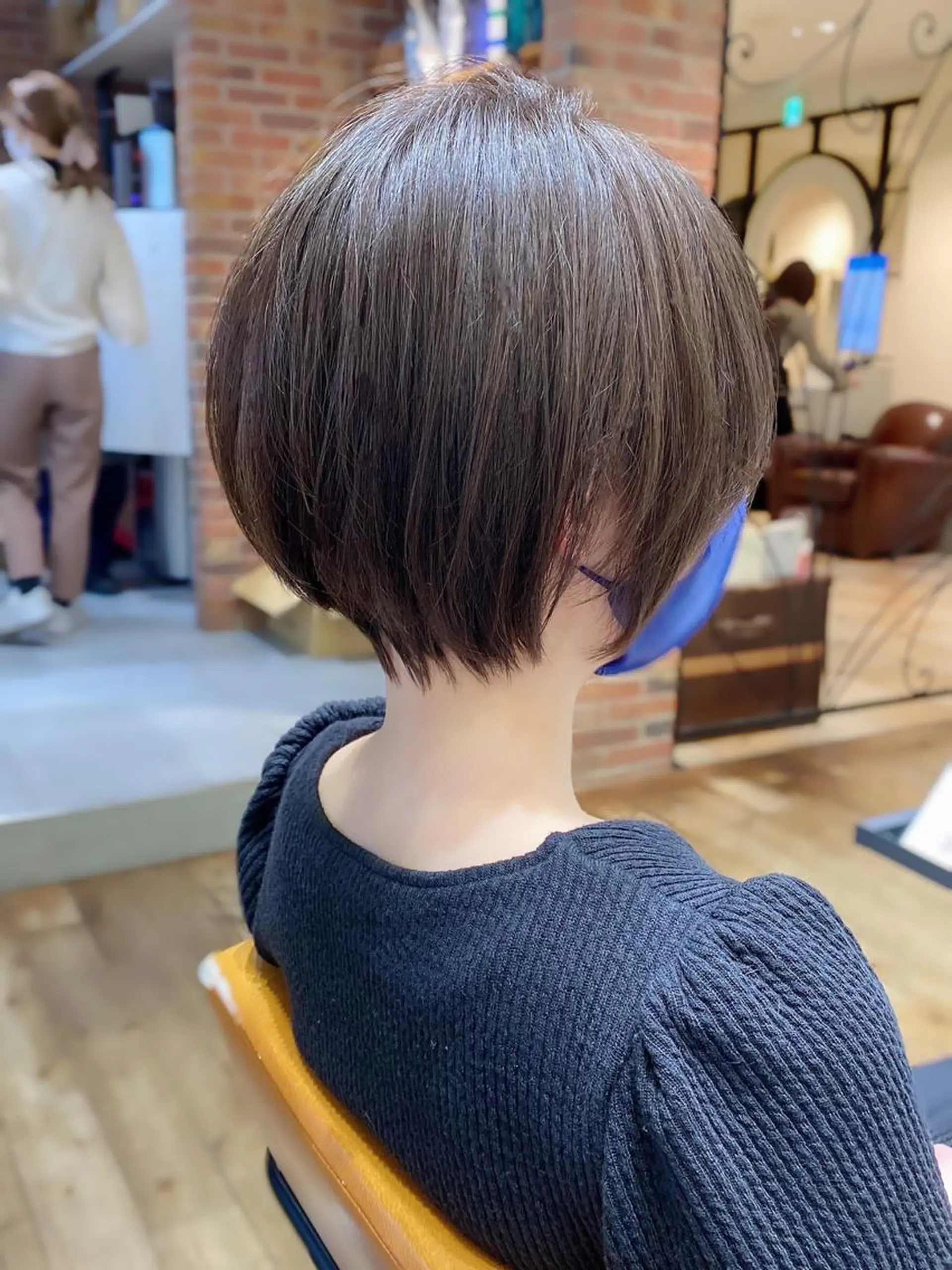 ショート カラー ベージュカラー グレージュ ショートヘア 小顔カット カット ヘアカラー トリートメント ショート、ボブの神✨ 峯朋也✂︎✨のヘアスタイル