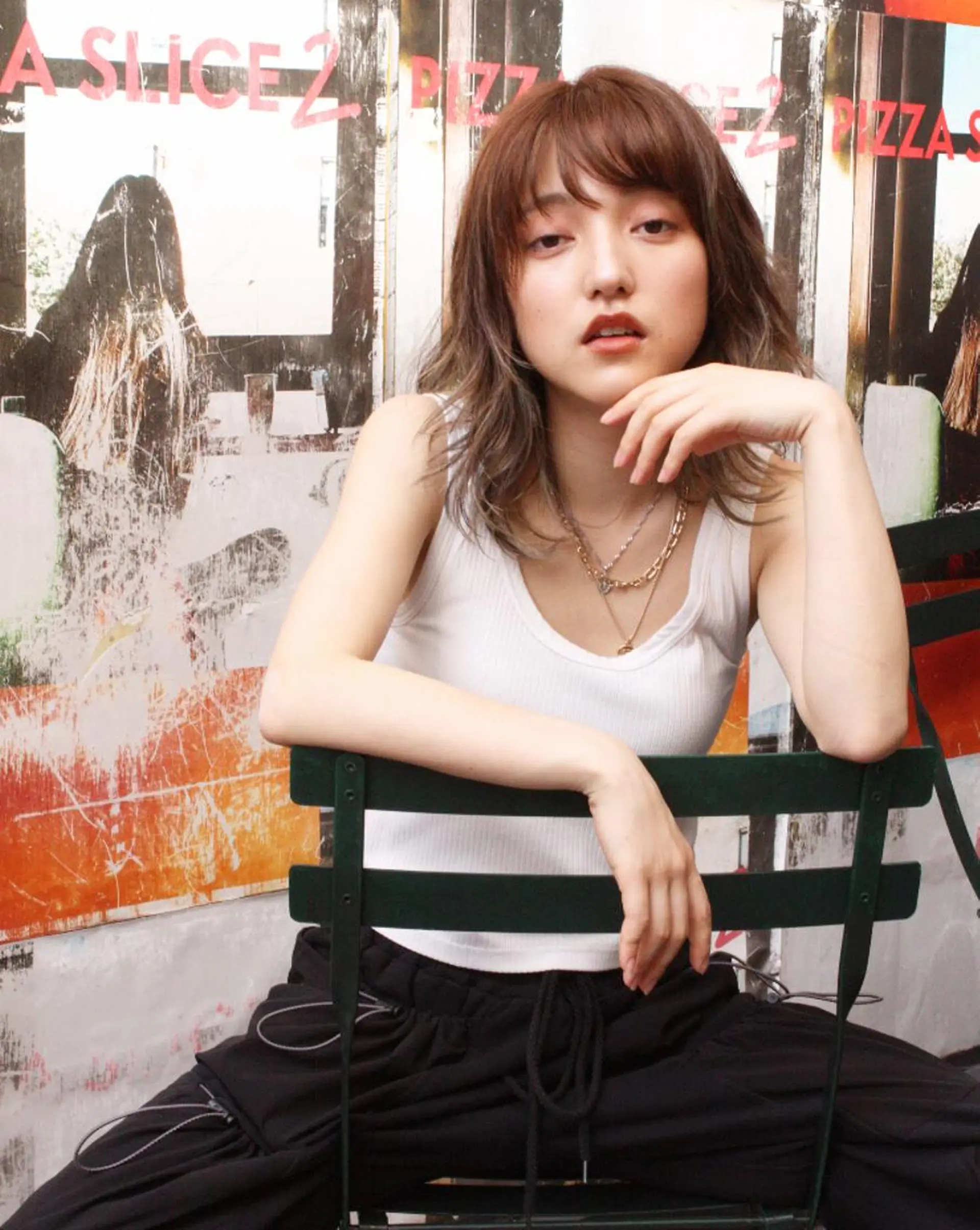 ミディアム カラー グラデーションカラー konno shoのヘアスタイル